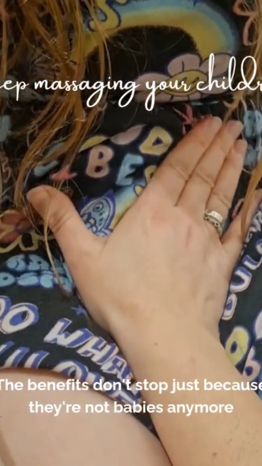 ๐ง๐ฝ Keep Massasing Your Children ๐ง๐ป
For some reason this has been a popular topic of conversation for me over the last week, with lots of people asking can massage be used for their older children? The answer?
YES!!! It can and it should!
The benefits of massage don't stop just because they're not babies anymore; and it can have lots of wonderful additional benefits too โจ๏ธ
My daughters (nearly 5 and 10) both ask for massage when something in their body feels off.
The video shows my little un having a tummy massage as it was hurting... and she asked for that help. My eldest often has bedtime massage to help her sleep, and leg massages to cope with sensory overload.
The benefits of massage in children include;
โจ๏ธ Digestive support - trapped wind, constipation etc
โจ๏ธ Relief from growing pains
โจ๏ธ Tactile sensory processing - especially helpful for children that struggle with socks, shoes, labels and seams
โจ๏ธ Nevous system regulation and processing - harder pressures and compression
โจ๏ธ Emotional regulation and relaxation - particularly helpful at bedtime
โจ๏ธ Bonding!! Super important for babies, but just as necessary for children too
โจ๏ธ Body awareness as it changes, and respecting boundaries
โจ๏ธ Congestion and pain relief during colds
โจ๏ธ Continued support for muscle tone and flexibility
โจ๏ธ Massaging your child also opens up opportunities to speak calmly together about things that might be on their mind
If you have any questions about massaging your child, please get in touch.
๐ง Julie.littlediamonds@gmail.com
โ๏ธ @littlediamondsbaby
#massageforchildren #babymassage