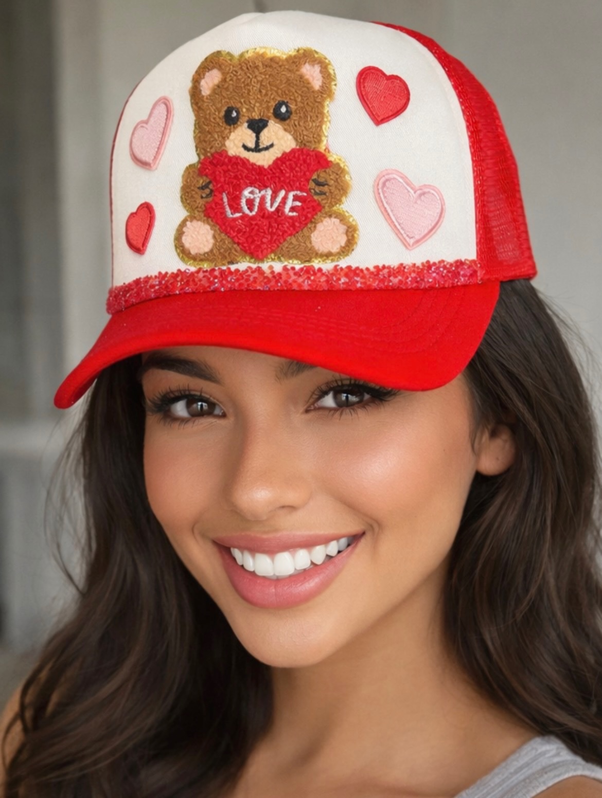 Meet the trucker hats that turn nostalgia into a statement, soft teddy love & cherry-sweet confidence, stitched with sparkle and sealed with attitude. One says romantic at heart. The other says cute, but don’t underestimate me. Less than $20.00 too!
.
.
#thetwinsshoppe #valentines #truckerhat #coquettestyle #shopping