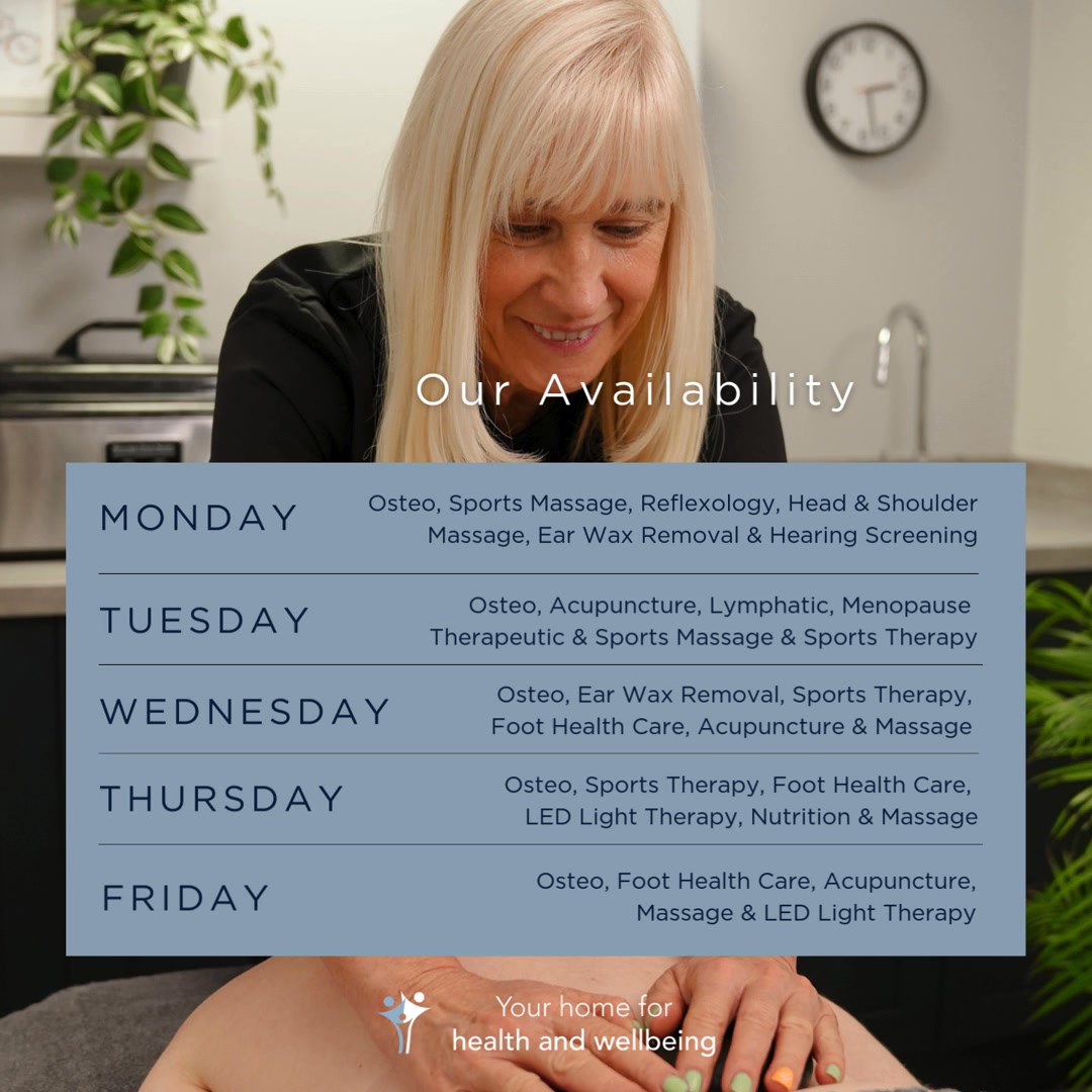 One more week and January is done for another year! If you're in need this week, please don't hesitate to call. We have availability for Sports Therapy, Acupuncture, Osteopathy, Massage, Foot Health Care, Hearing Screenings, Ear Wax Removal, Reformer Pilates, Yoga and more. To see specific appointment times, or to book yourself in, just visit our website (link in our bio) or call us on 01256 770022 and we'll be happy to help 😊 #physicalbalance #basingstokeclinic #thestudioatphysicalbalance #osteopathybasingstoke #massagetherapybasingstoke #acupuncturebasingstoke #sportstherapybasingstoke #foothealthcarebasingstoke #reflexologybasingstoke #advancedelectrolysisbasingstoke #earwaxremovalbasingstoke #ledlighttherapybasingstoke #sportsmassagebasingstoke #fullbodysportsmassagebasingstoke #podiatrybasingstoke #vitamininjectionsbasingstoke #cryotherapybasingstoke #nutritionbasingstoke #hotstonemassagebasingstoke #swedishmassagebasingstoke #indianheadmassagebasingstoke #aromatherapymassagebasingstoke #headneckandshouldermassagebasingstoke #sportsmassagebasingstoke #reformerpilatesbasingstoke #pilatesbasingstoke #yogabasingstoke