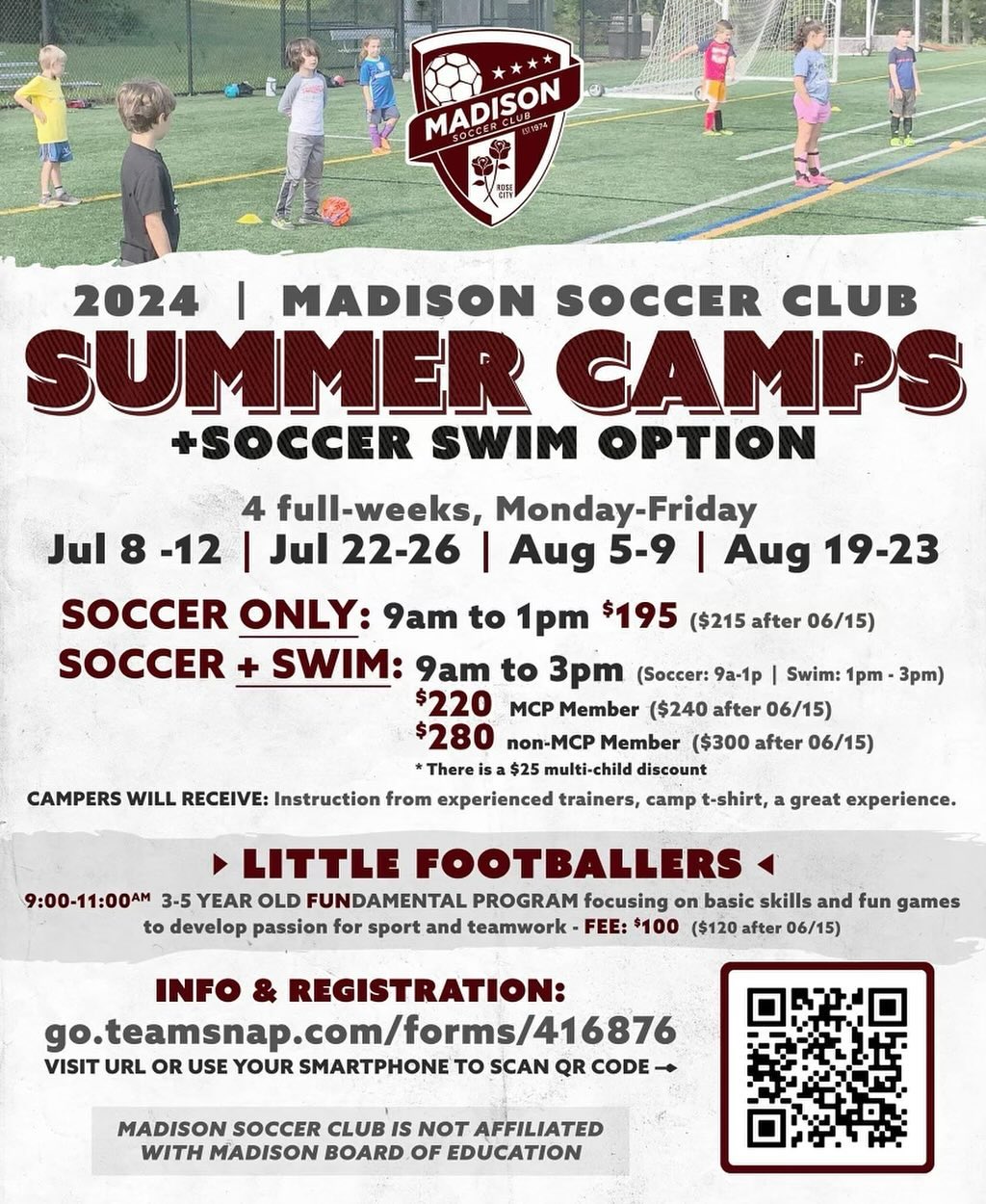 Summer camps are right around the corner. Be sure to sign up before it’s too late. Our soccer swim option is the best, cooling off at the pool after a hot day of soccer ⚽️🏊♂️ #madisonnj #madisonhardingsoccer #florhamparknj #morristownnj #chathamnj #ilovemadisonnj
