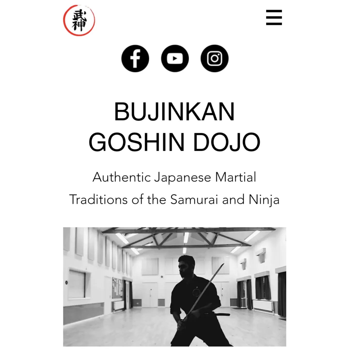 Welcome to ninjutsu.uk
We are a club that teaches Bujinkan Ninpo Taijutsu, which is colloquially known as Ninjutsu. Based in Virginia Water, UK, we've been running for over 10 years.