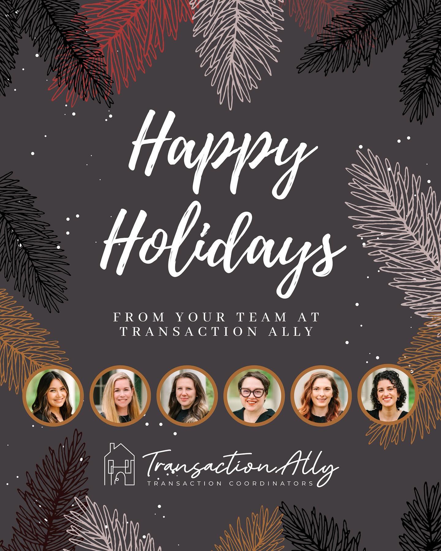 Happy Holidays from us at TransactionAlly! Looking forward to what 2024 brings!