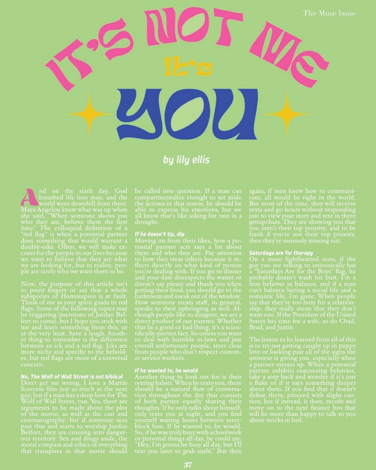 what’s the point of language if you don’t say what you feel? #strikeissue04 #itsnotmeitsyou