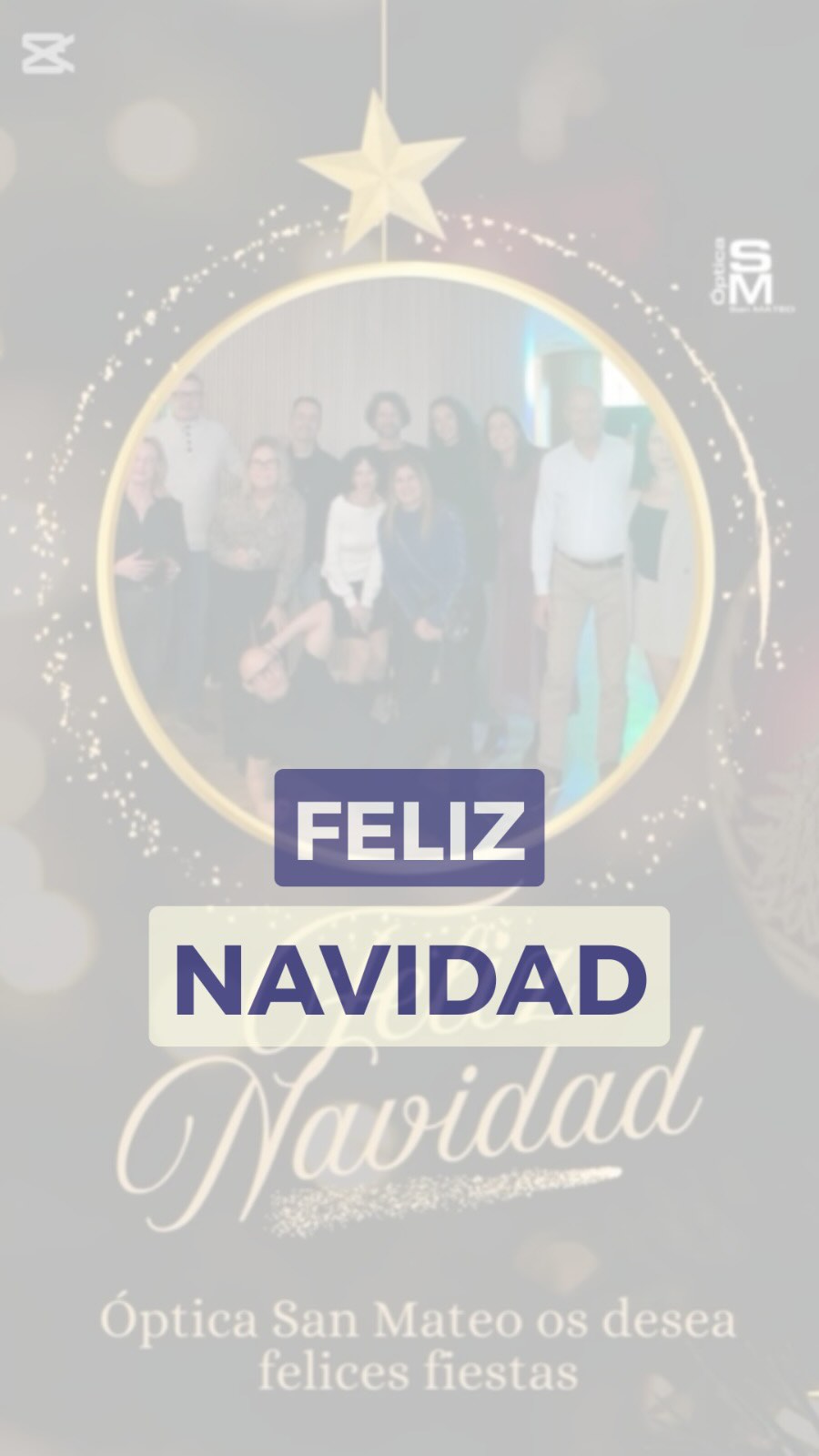 Óptica San Mateo os desea felices fiestas. 🎄
Gracias por acompañarnos un año más.👓❤️