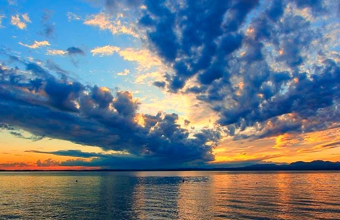 🇮🇹😍beeindruckendes Schauspiel #gardasee #thehousegroup #herbst