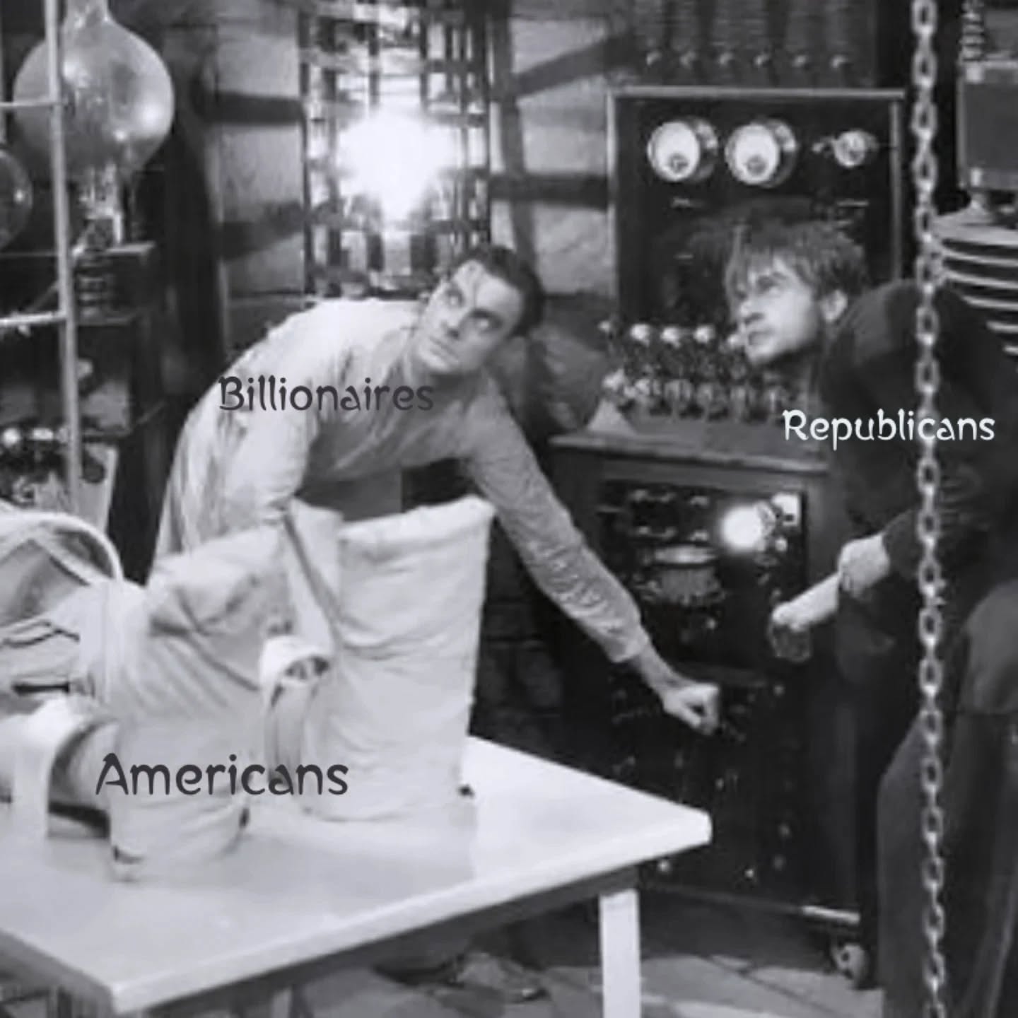 Oh you know .... Just thinking about how the super rich and their minions ruin every thing they touch with greed and complete disregard for the system that sustains them (and enslaves the rest of us)....
#billionaire #monsters #america