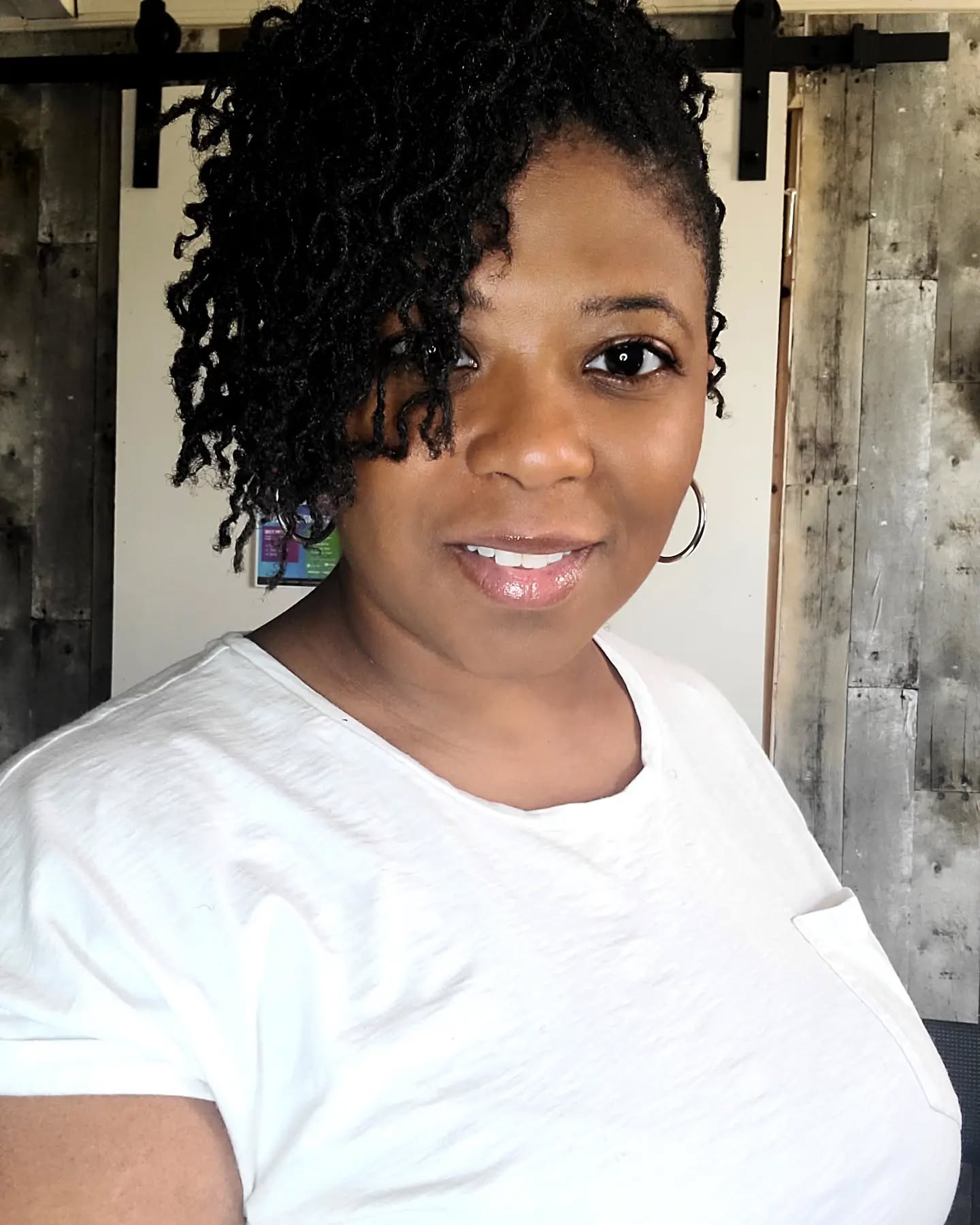 Quick #sisterlocks braidout. #gridlocdnaturalhair #greensboroloctician