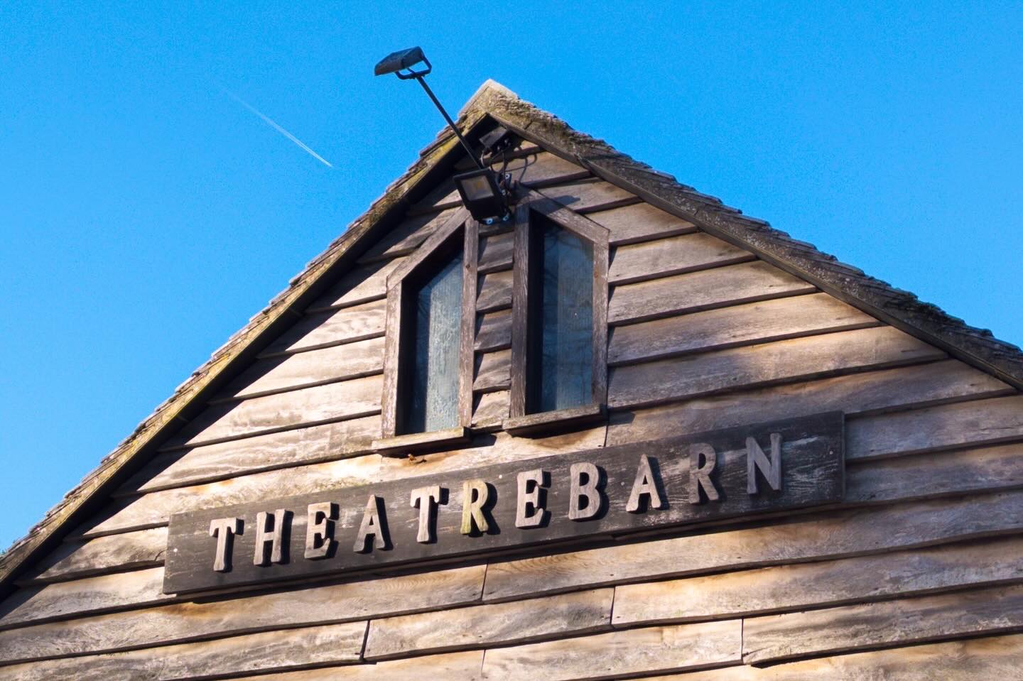 Blue skies over Theatrebarn