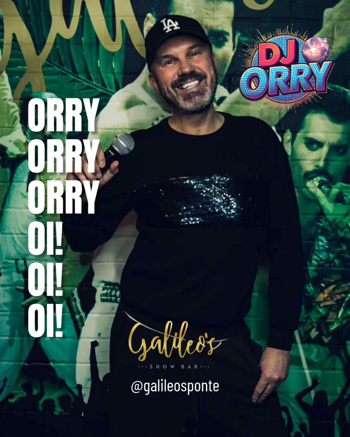 Late night @mrorryofficial
Every Friday weve got DJ Orry on the desks keeping the party going all the way through till midnight!
The life of the party DJ Orry brings the tunes, the sass and is the beating heart of Friday night's at Galileo’s!
Join us tomorrow night!
