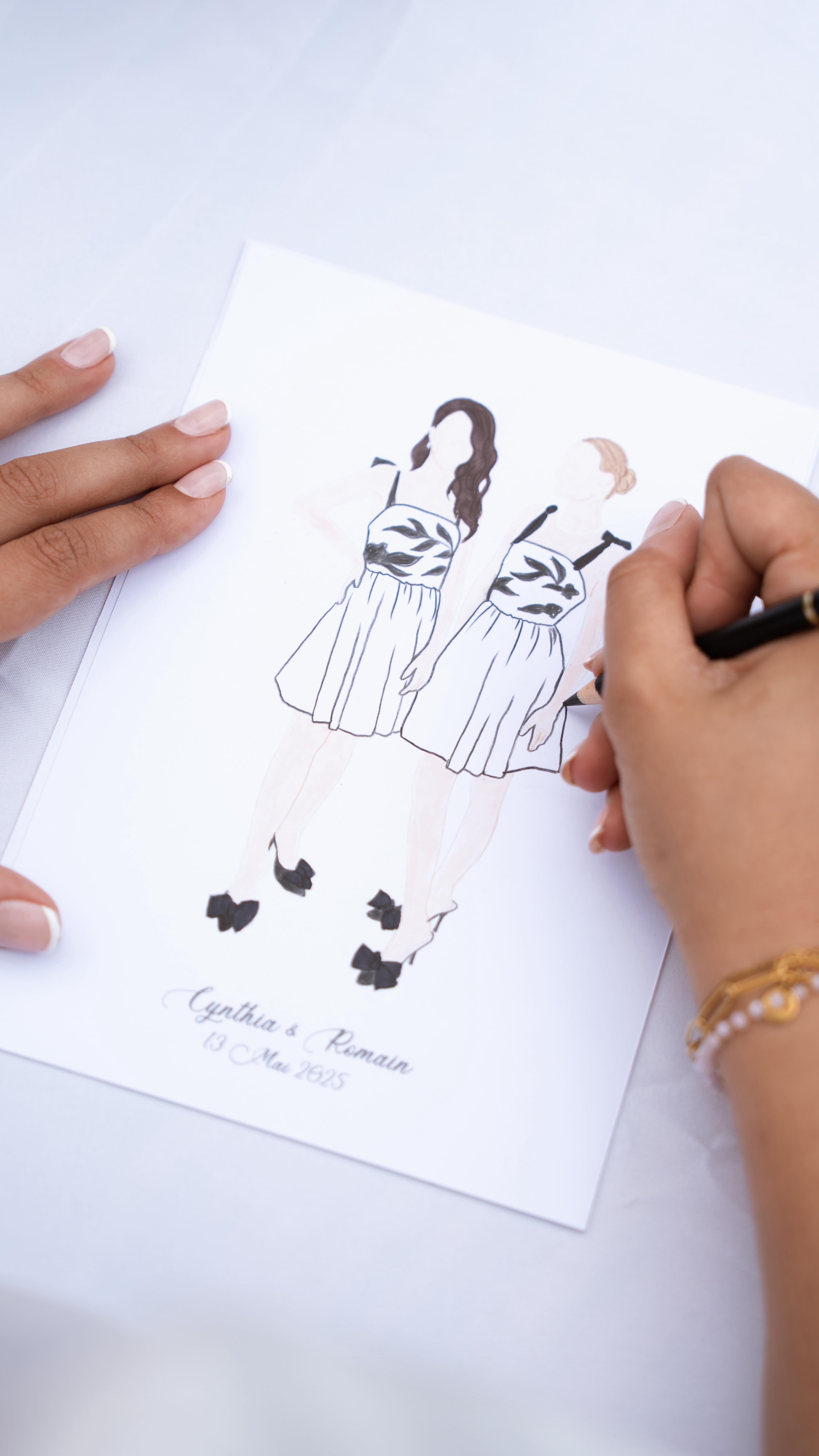 Tu te maries en 2026 ou 2027 et tu un cadeau que tes invités ne jetteront pas à la poubelle ou laisseront pourrir au fond d’un tiroir ?
Je te propose ma prestation de live sketching une animation et un cadeau invité 2 en 1
Écris moi la date de ton mariage en commentaire !!
#illustrationmariage #mariage #livesketching