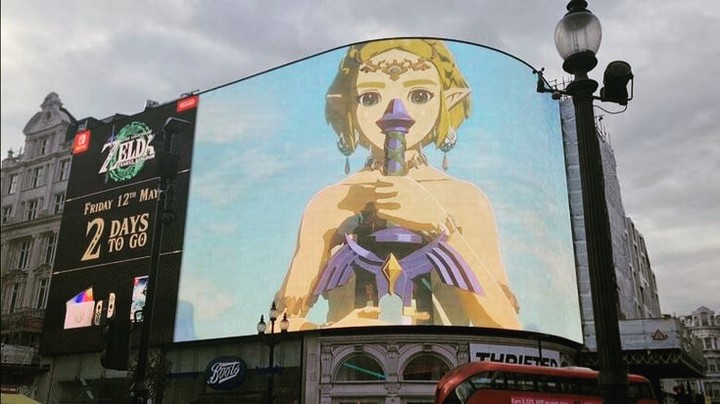 Been forwarded a piece I did for the launch of #nintendo #zelda at the #piccadillycircus anamorphic screen. #fortemotion #cgi #dooh #motiongraphics