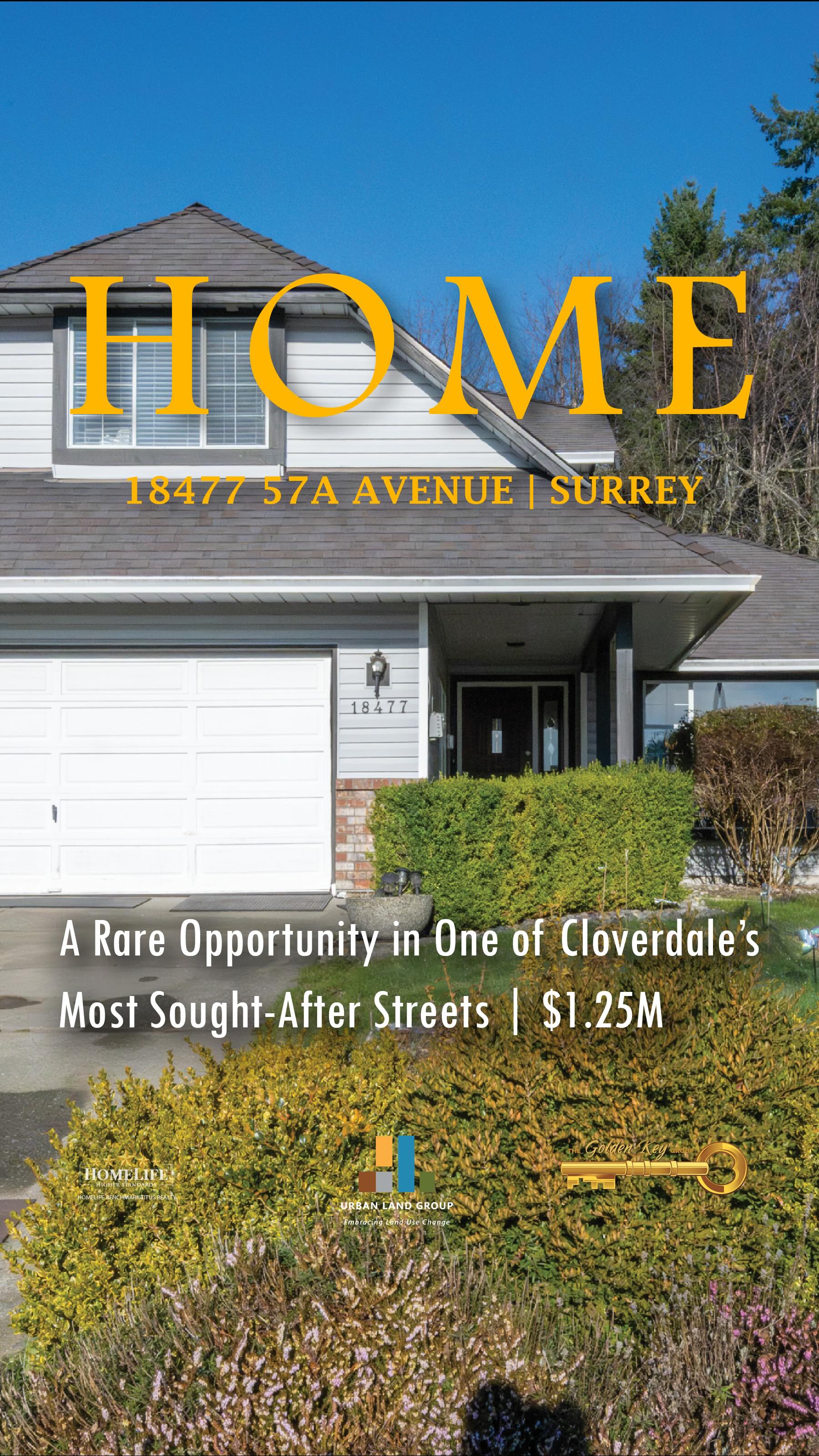 NEW LISTING + OPEN HOUSE
A rare opportunity on one of those streets people wait years to get into. Asking $1.25 M
📍 18477 57A Avenue, Surrey BC
🚨 Open House, February 1st
📆 Sunday 2-4 PM
This beautifully maintained 4 bed, 3 bath family home is tucked away on a quiet no-through street, perfectly located between Cloverdale and Langley, and just minutes from Martha Currie Elementary, Lord Tweedsmuir Secondary, parks, recreation, and everyday amenities.
Inside, you’ll find:
• Vaulted living room with natural light
• Dining area ideal for hosting
• Updated kitchen with smart storage, island & coffee bar ☕
• Bonus family room + den for flexible living
Upstairs offers 4 bedrooms (or 3 + a rec room) — perfect for growing families, work-from-home setups, or play space.
Outside is where this home really shines 🌳
✔ Private backyard with patio
✔ Fruit trees & playset
✔ Large storage shed
✔ RV parking + second driveway
✔ Two-car garage + extra parking
✔ New furnace & appliances
✔ Amazing street. Amazing neighbourhood.
⏰ No presentation of offers until Feb 2, 2026 at 6PM
Are you thinking of buying in Cloverdale or Langley? Let’s chat!
The Golden Key Group
📞 Kevin Banting 604.440.7608
📞 Scotty Romey 604.723.7653
📞 Grace Luzande 778.628.4530
Homelife Benchmark Titus Realty
🎥Video by: @graceluzande
#OpenHouse
#CloverdaleHomes
#LangleyHomes
#FamilyHome
#FraserValleyRealEstate