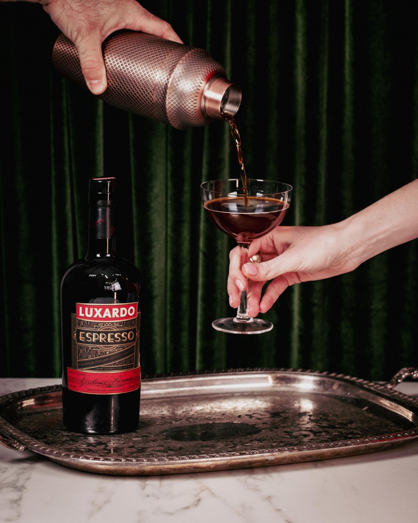 Rich, smooth, and perfectly strained โ๐ธ Our take on the Espresso Martini starts with Luxardo Espresso for deep coffee notes and a velvety finish โ no fuss, just pure after-dinner perfection.