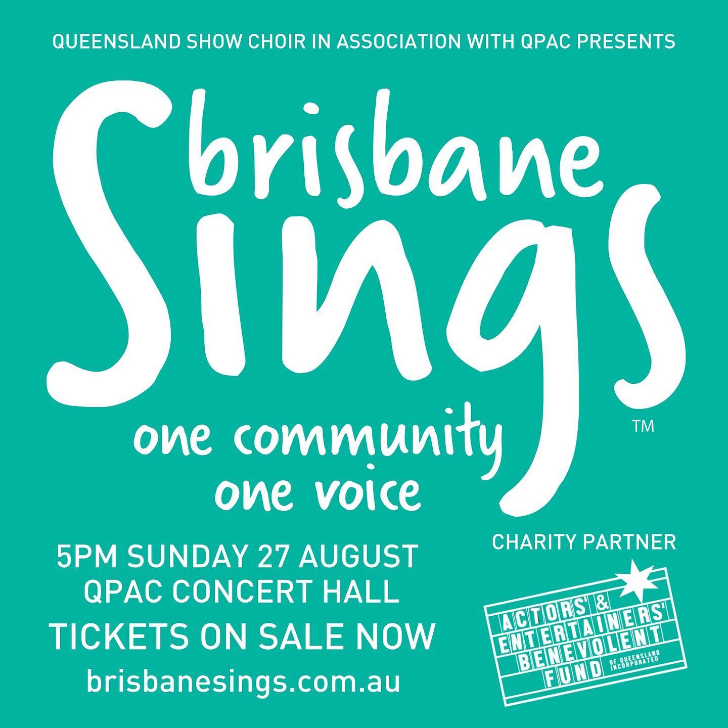 Thank you to everyone who came to our concert today!
Our next performance will be Brisbane Sings where we will join a massed choir of well over 600 voices 🎵🎸
Tickets available now at https://www.qpac.com.au/event/brisbanesings_23