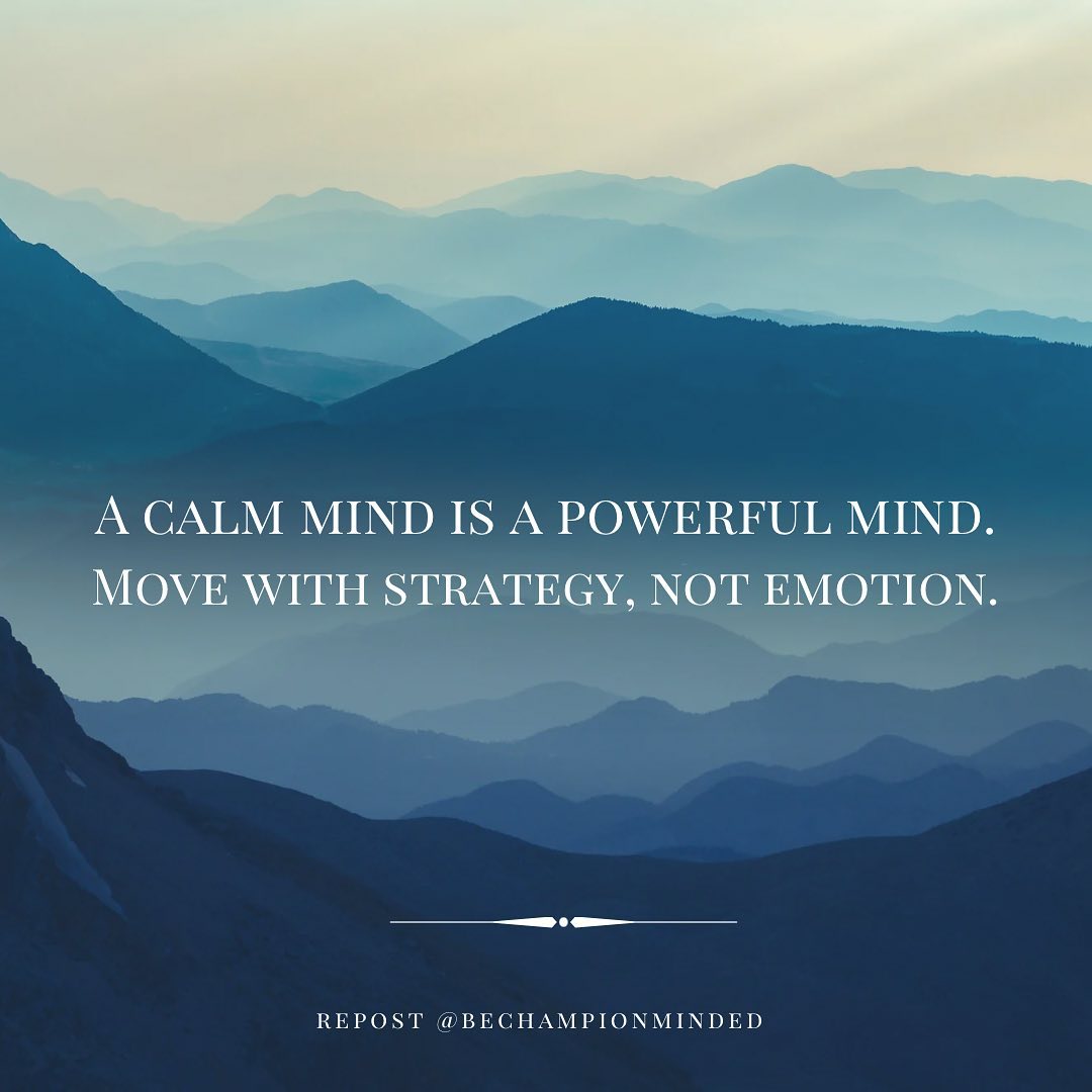 BMI 🏔️ STAY CALM 🧘🏾 #thinklikeachampion