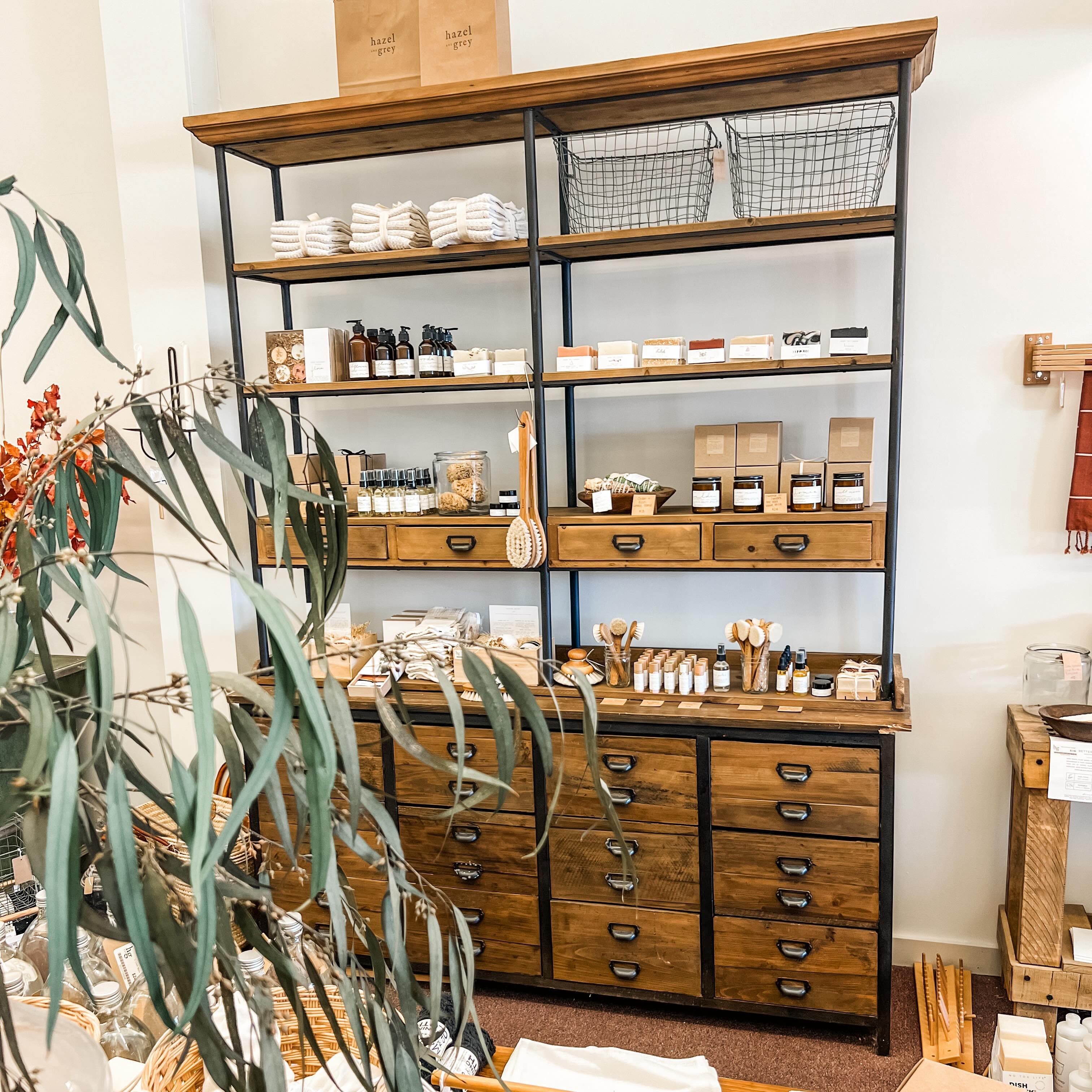 The best natural bath and skincare from @among.the.flowers have just been restocked. It inspired us to do a little shop rearranging.
