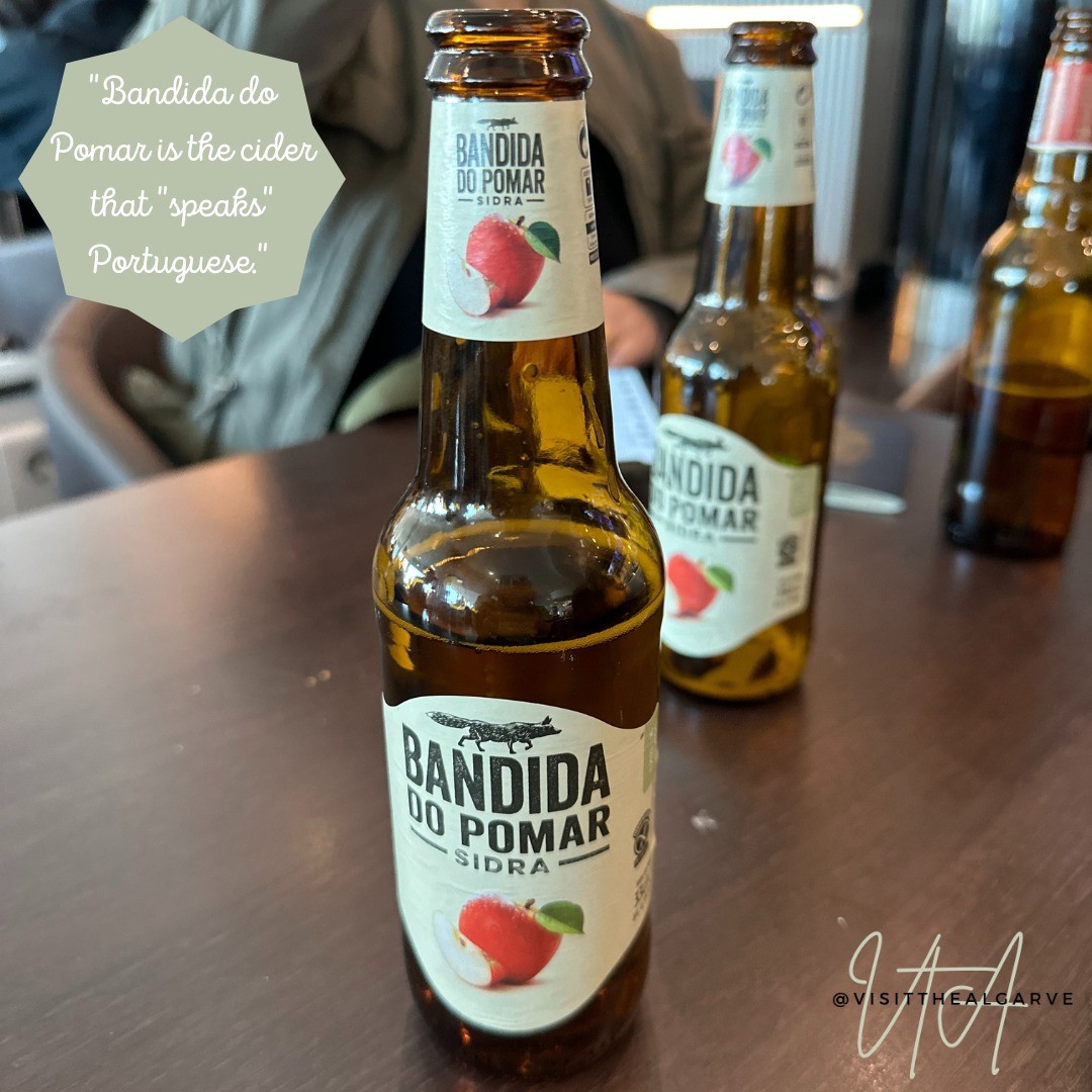 Have you ever tried Bandida Do Pomar? If not, this is your sign to give it a shot! Bandida Do Pomar is a hard apple cider brewed locally in Portugal!🇵🇹🍎 ⎮ #portuguesecider #refreshing #ciderinquarteira