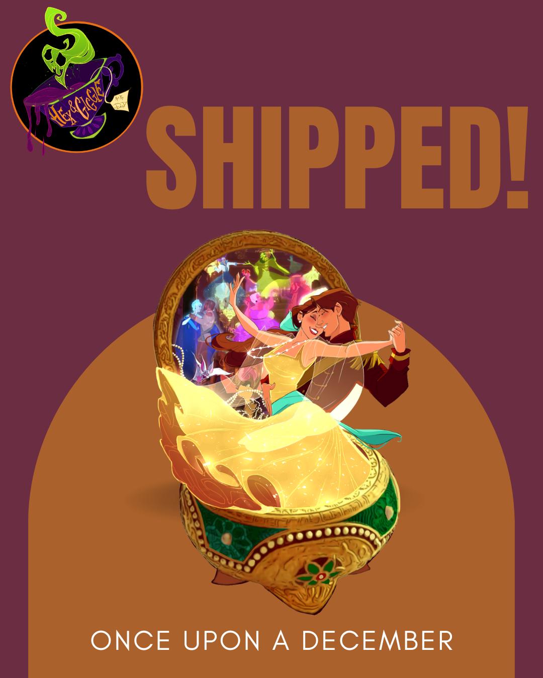 Good Morning, Pin Goblins! So excited to say that Anastasia has now SHIPPED! If you managed to grab one of these darlings, check your email for your tracking info! We have a small number of in hands for this one, so check our website to get your hands on one!
#AnastasiaPin
#OnceUponADecember
#HexAndGiggle
#AnimatedRoyalty
#DonBluthMagic