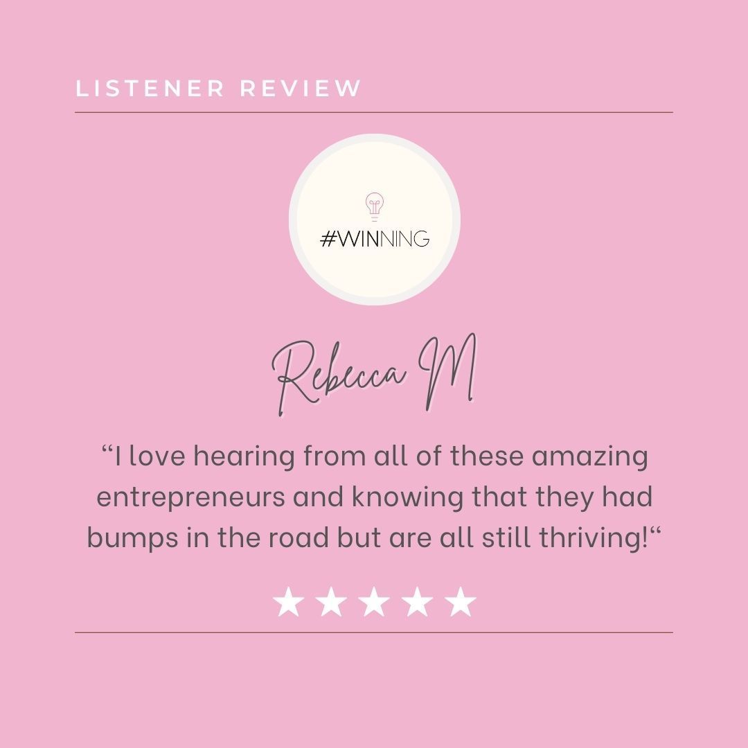 🌟 Gratitude Alert! 🌟
A heartfelt thank you to Rebecca for the incredible 5-star review on #WINNING podcast! ⭐⭐⭐⭐⭐ Your support and kind words mean the world to us and inspire us to keep delivering top-notch content week after week! 🎧💖
Reviews like yours fuel our passion and drive us to continually improve and provide value to our amazing listeners. 🚀 We're so grateful to have you as part of our podcast community! 🌟
To everyone else tuning in, your feedback and support make all the difference. Keep those reviews coming, and let's continue this incredible journey together! 🙌
#Gratitude #FiveStarReview #PodcastLove