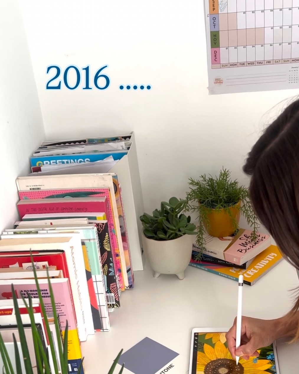 Jumping on the 2016 trend… just a little late 😉
Looking back at where my business began—handmade greeting cards for the wholesale market, totally winging it and honestly having no clue what I was doing.
That year I attended my second trade show, PG Live, networked as much as I could (way out of my comfort zone), and joined The Ladder Club, where I learnt so much about the next steps in the industry.
Back then, I was dreaming of becoming a surface pattern designer and illustrator—wanting to create digital art but not knowing where to start. Taking those first steps was so important.
I still create artwork for the greeting card industry, but now my focus is licensing, illustration, and surface design, combining both digital and traditional ways of working.
Looking back over the past 10 years has been really special—I’ve loved reflecting on how far I’ve come 💛 It’s a reminder to keep going and not give up.
Next stop: Spring Fair ✨ I’ll be meeting with some of my lovely licensing partners and catching up with industry friends—I honestly can’t wait.
#SurfacePatternDesigner
#ArtLicensing
#GreetingCardDesign
#IllustratorLife
#CreativeBusiness