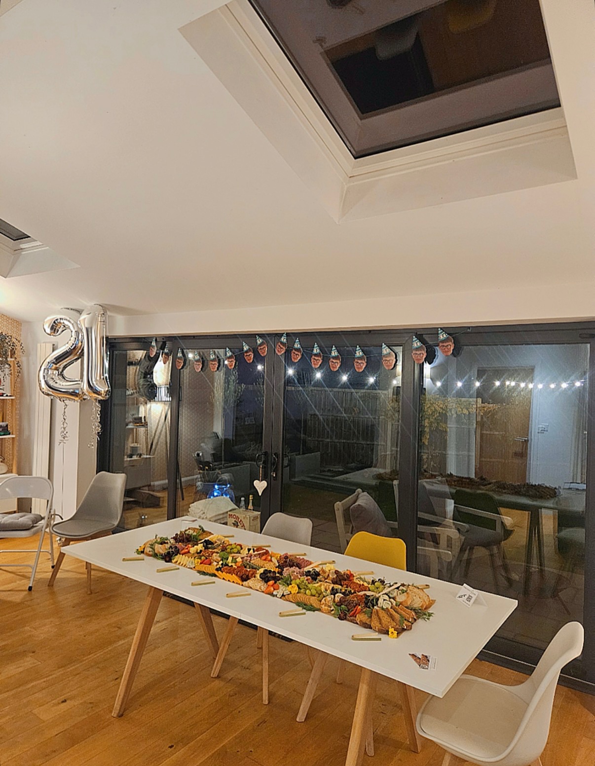 Flat Grazing Table for a 21st Birthday Celebration 🥂