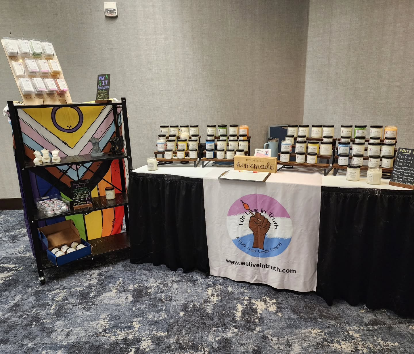 Last week, we attended Creating Change.
To see people i have not seen in the movement in years was refreshing.
As always, its amazing to have returning customers and one person that said " they ONLY burn our candles now in their homes" is an honor.
We want our candles to make your space feel sacred.
Because you are sacred.
We made many connections and we look forward seeing you all again!
Until next time!