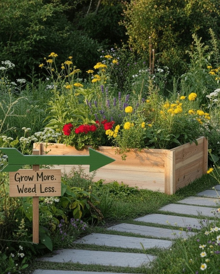 Grow more. Weed less.
A simple garden bed solves the mess.
#GrowMoreWeedLess #GardenSimplified