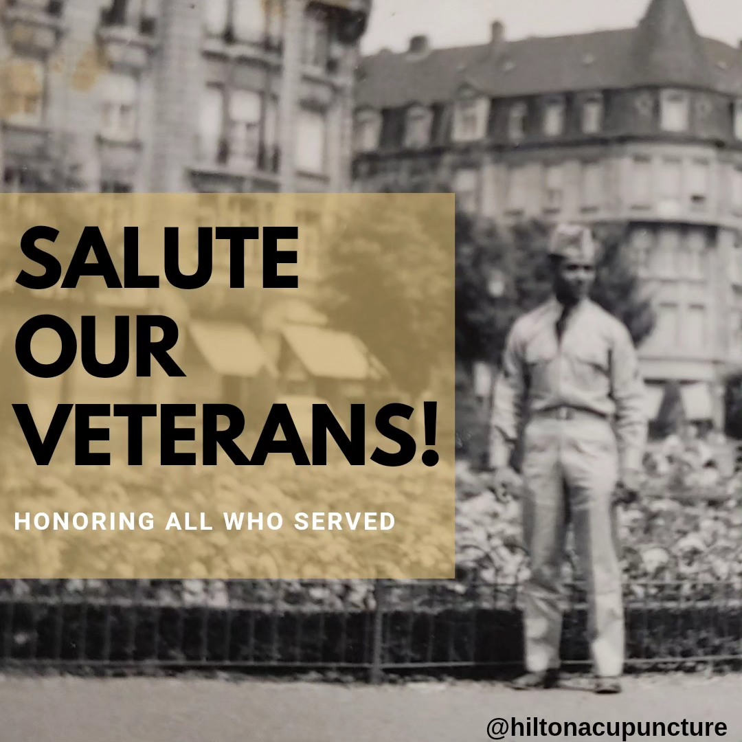 Happy Veterans Day! 😊 Thank you for your service and bravery. ❤️
#hiltonacupuncture #acupuncture #TCM #veteransday #veterans #military #thankyou