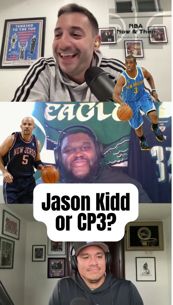 Pure point guard argument time. 🧠🏀
Chris Paul or Jason Kidd?
Control vs. chaos. Precision vs. force.
We put it to Yaron Weitzman — now it’s your turn.
Who ya got? 👀👇
#NBANowAndThen #NBADebate #NBAHistory #BasketballTalk #WhoYaGot #GreatestComparisons #PointGuardDebate #CP3 #JasonKidd #HoopsTwitter