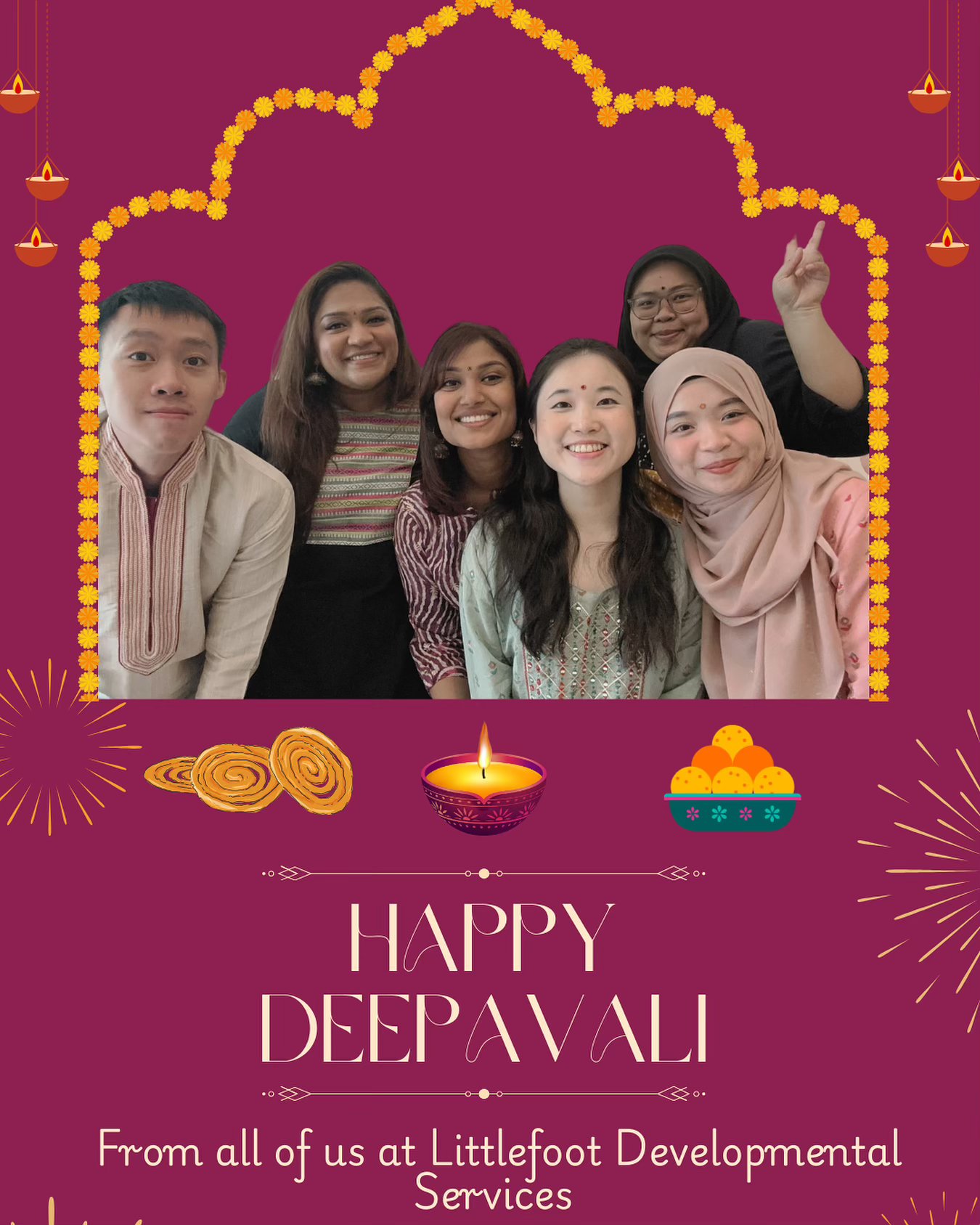 Team Littlefoot wishes everyone a Happy Deepavali🪔