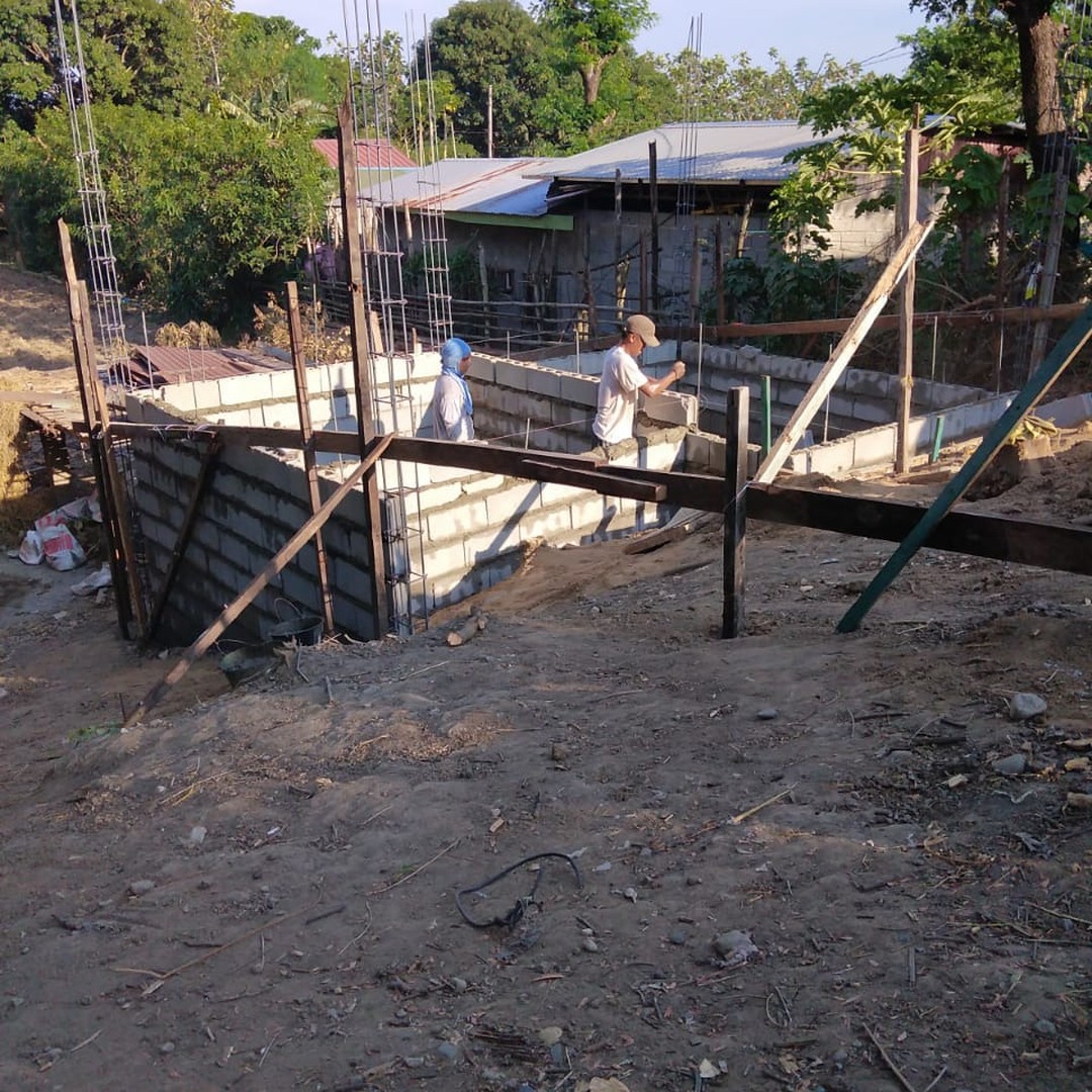 The foundation of the new home!