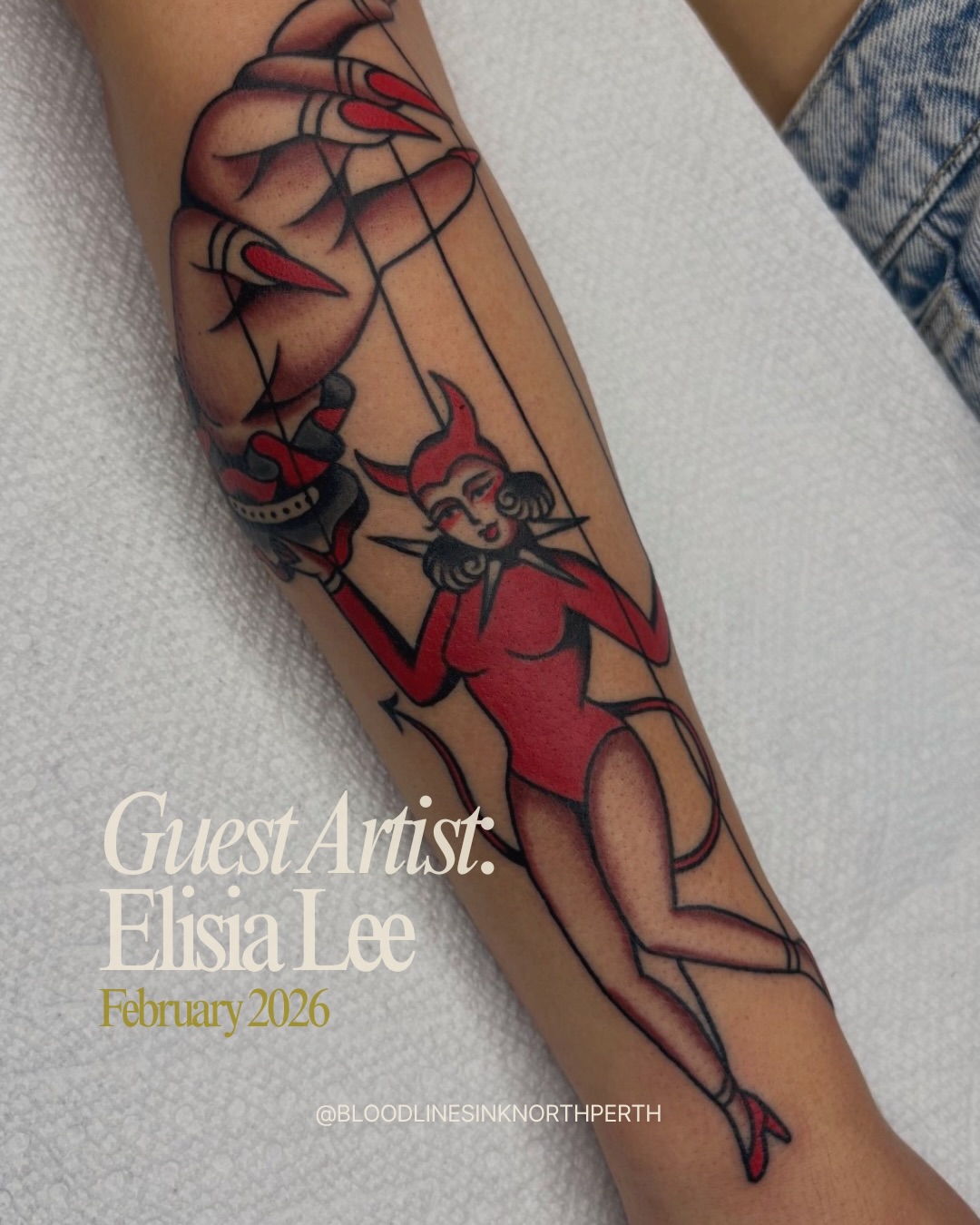 ✨ Guest Artist Alert ✨
@elisialee is coming in hot with a guest spot at the beginning of Feb! Elisia will be in the studio on the 4th, so flick her a message directly if you’re interested in getting one of her designs 😊
.
.
.
.
.
.
.
.
.
.
.
.
#perthtattoo #guestartist #traditionaltattoo