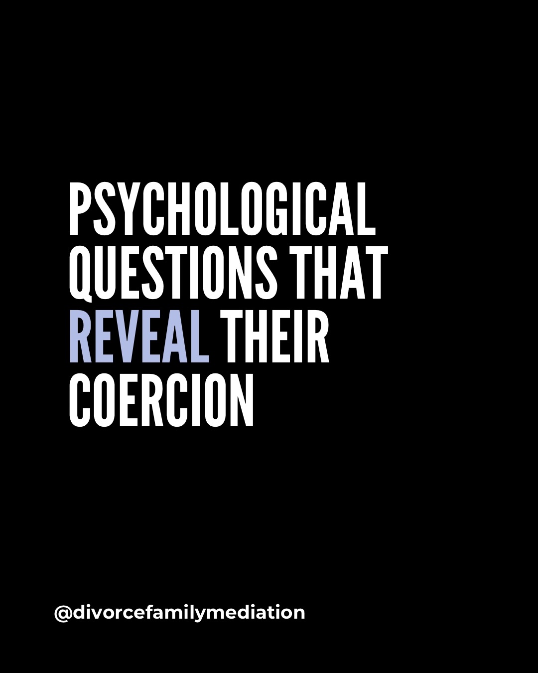 Instead of calling out a controlling co-parent, ask the right questions. Discovery questions reveal patterns, contradictions, and hidden control letting the facts speak for themselves and protecting your child’s needs.
Need assistance with documentation analysis?
Comment “Consult”
#coparenting #coercivecontrol #manipulation #paychologicalanalysis #documentation