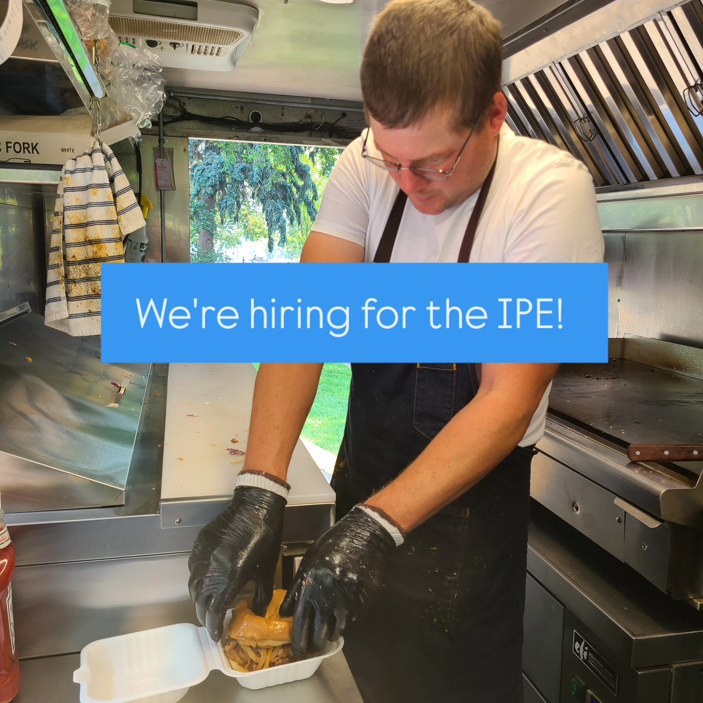 Salt Lick BBQ is looking for a couple more people to join us for the IPE August 26th to 31st! Experience an asset. Please email us if you're interested.