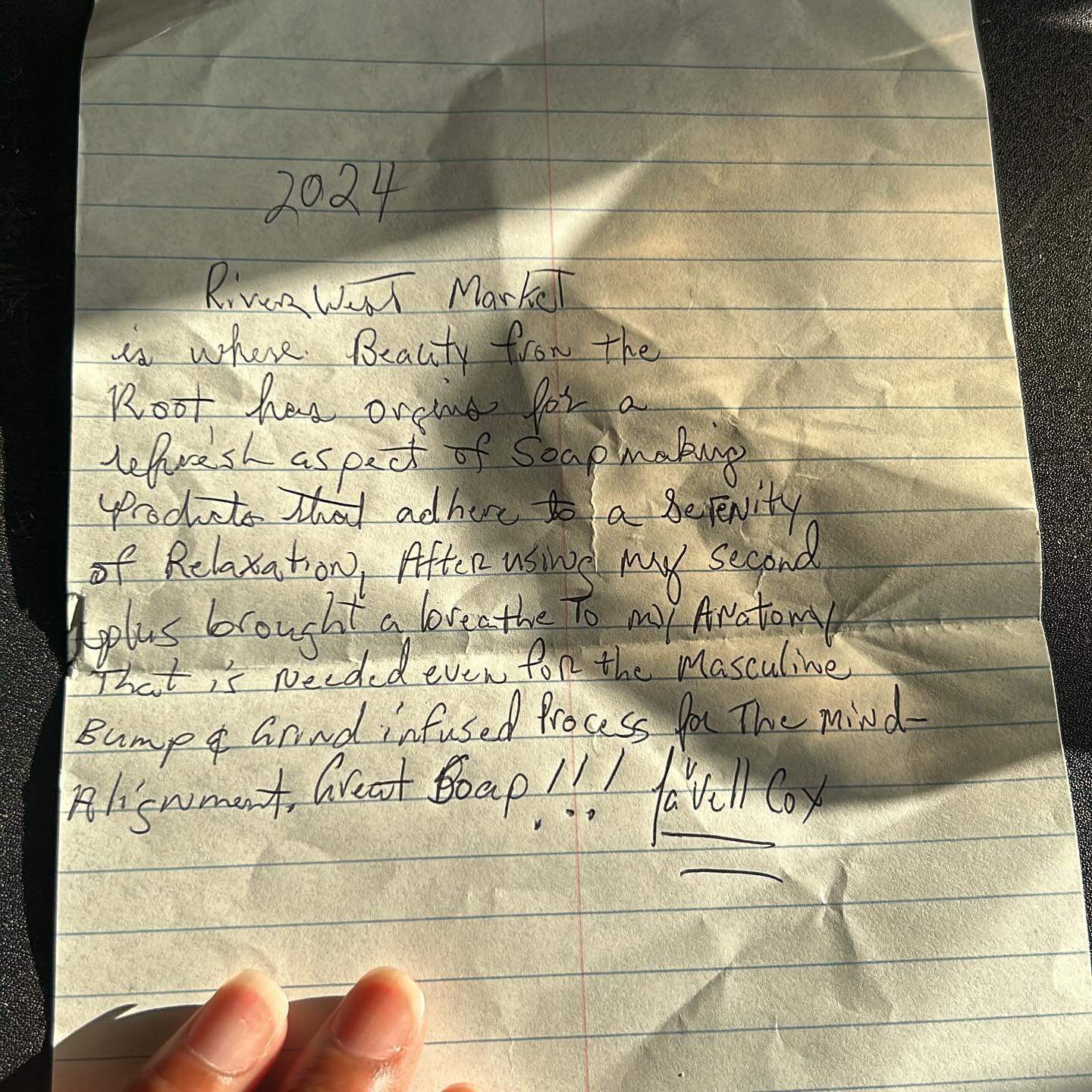Recently, I reached out to a few of our valued customers to ask if they would be open to sharing a review of their experience with our products. I was absolutely blown away by the feedback we received, and your thoughtful words touched me deeply. Knowing that our products have made such a positive impact on your skincare routine reaffirms our mission of creating nature-made, eco-conscious skincare that truly nurtures and heals.
Thank you for taking the time to write such a wonderful review. It’s loyal customers like you who help us grow and continue our journey. I am beyond excited for what’s to come and can’t wait to continue creating more products that you’ll love!
With deep appreciation,
Linette Brown
Owner
Beauty from the Root LLC
#customerfeedback #beautyfromtheroot #letter #loyalcustomers #milwaukee #greenbeauty #vegan