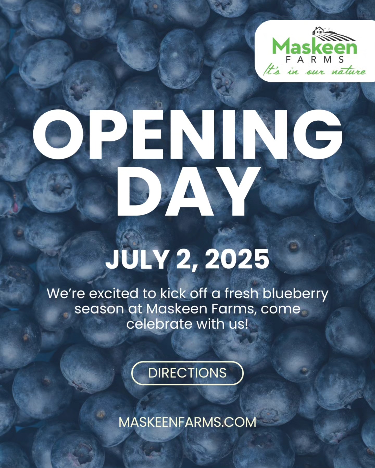Come pick up fresh, sweet blueberries right here in Surrey, BC, grown with care by our family farm. Support local, enjoy the taste of summer, and savor the best berries around! Opening July 2, 2025.
.
.
.
#MaskeenFarms #BlueberrySeason #FarmFreshBC #SouthSurreyEats #LocalHarvest #FreshBlueberries #SupportLocalFarms #SustainableFarming #BCFarmLife #HealthyEating #FarmToTable #BerryLovers #SummerVibes #FoodieHeaven #GrowYourOwn #OrganicLiving #FreshPicks #CommunityFarms #NatureLovers #TasteTheSeason #Vancouver #Surrey #Berries #Love #Outdoors #Farm