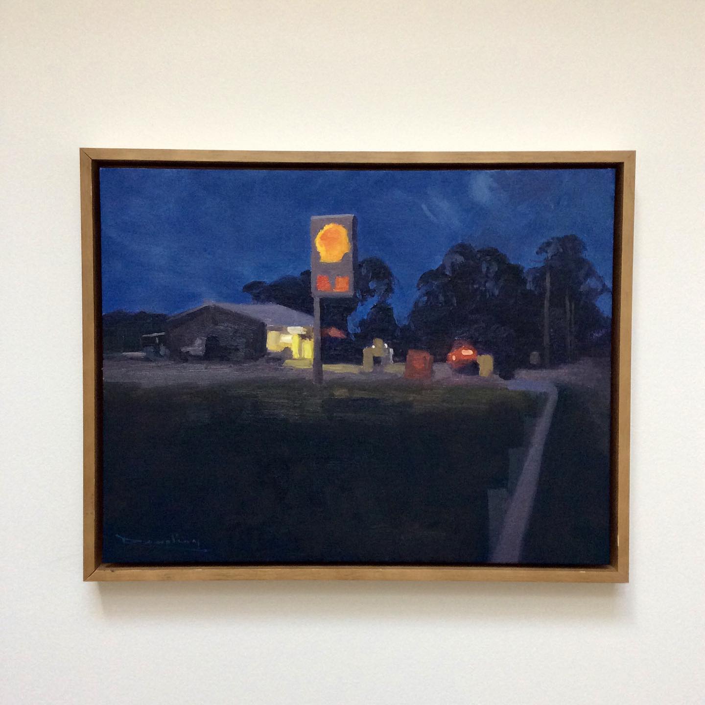 New work ‘Dusk at the Tea Tree’ Available online shortly #oilpainting #classicalart #oilpainter #sapphirecoastnsw #southpambula #teatreeroadhouse #pambula #artist #artistsoninstagram