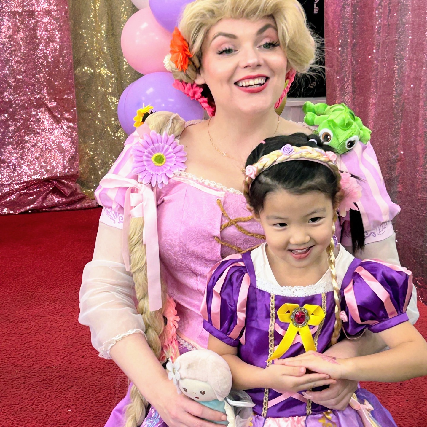 Rapunzel loves when little artists come to visit!