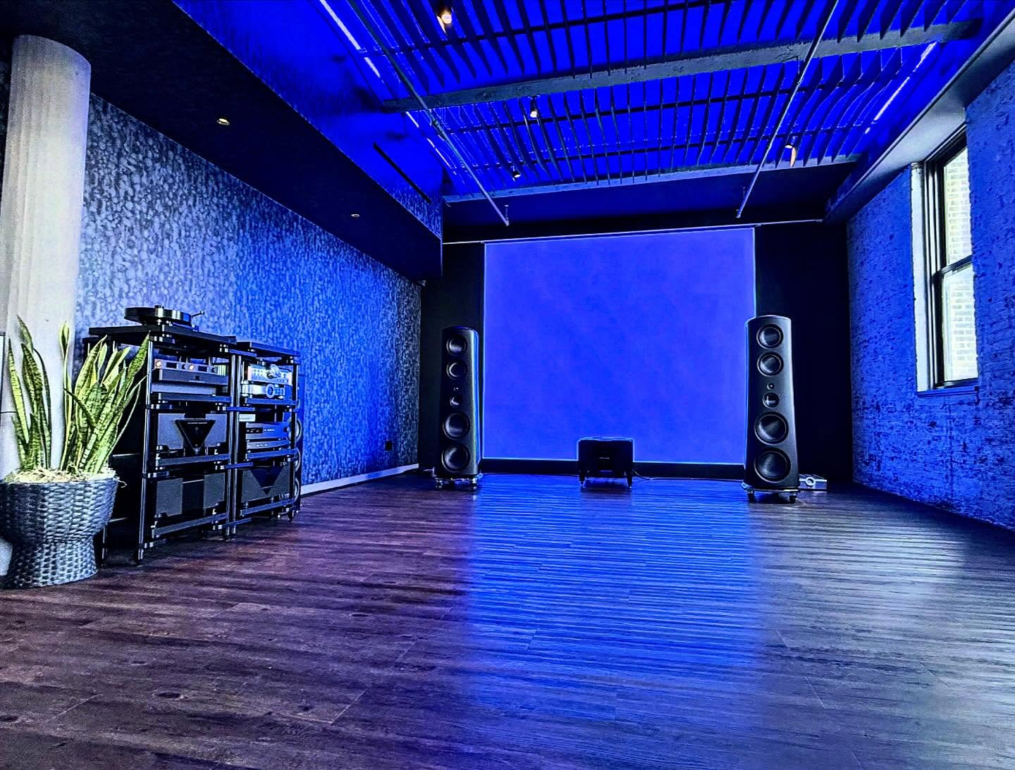 The new performance room at our 599 showroom is finally coming together! Still a lot to do but this is just too cool not to share #magico #nychifi #hifi #2channel