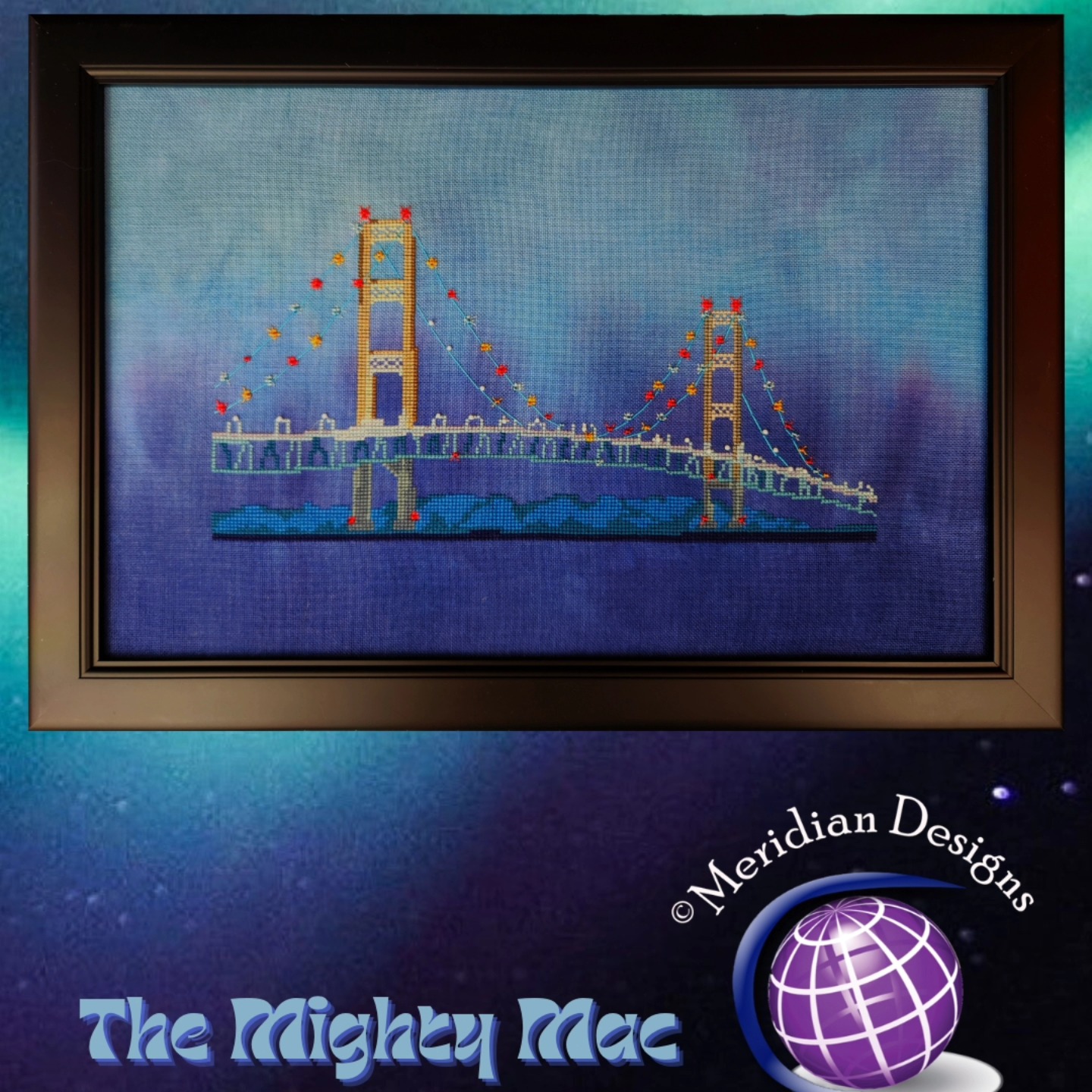 Exciting news! Our web store is expanding with new charts, and we’re starting with The Mighty Mac. This stunning depiction of the Mackinac Bridge shines bright at night. Pair it with Midnight Mermaid (landscape) fabric from @undertheseafabrics to see the Northern Lights come alive.
Get it now.
#meridianxstitch #meridiandesigns
#crossstitch #crossstitchdesigner
#crossstitching #crossstitchersofinstagram #crossstitchpatterns #xstitchpattern #xstitching #xstitcher #stitchersofinstagram
#xstitch #xstitchersofinstagram #puntodecruz #puntocroce #korsstygn #pointdecroix #needlework #crossstitchlover #crossstitchland #crossstitchlove #crossstitchingisbadass #stitchersgonnastitch #dmcembroidery #lovecrossstitch #xstitchaddict
#crossstitchaddict #michigancrossstitch #Michigan #mackinacbridge