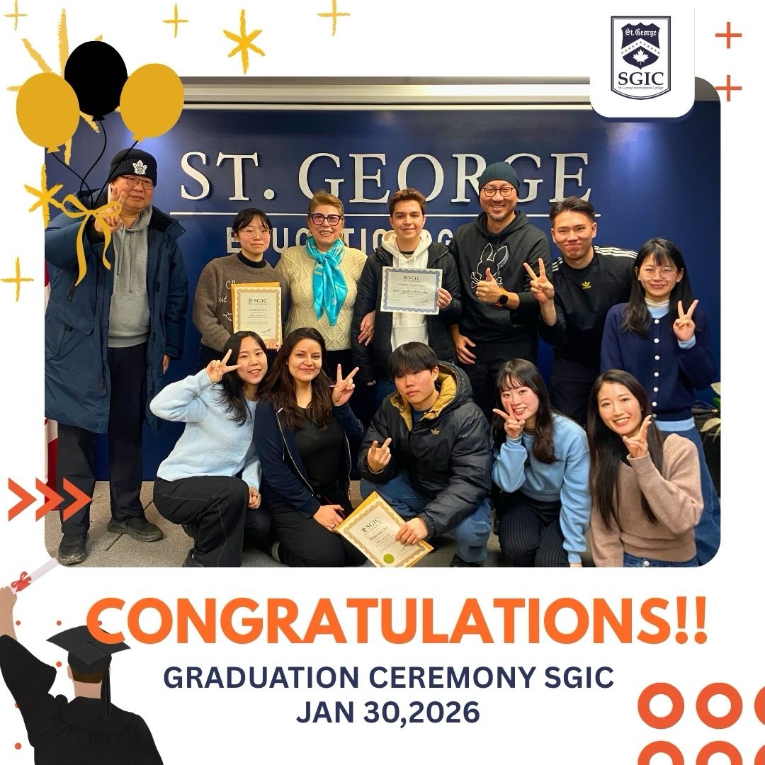 🎓❄️Graduation Day at SGIC Toronto!
Today we celebrate the effort, dedication and growth of our students. Every class, every activity and every experience in our school brought you closer to this moment.
Congratulations to all our graduates who close a chapter today and open a new one full of opportunities 🌎
We are so proud of you!🎊
#SGIC #TorontoLife #GraduationDay #InternationalStudents #LearnEnglish