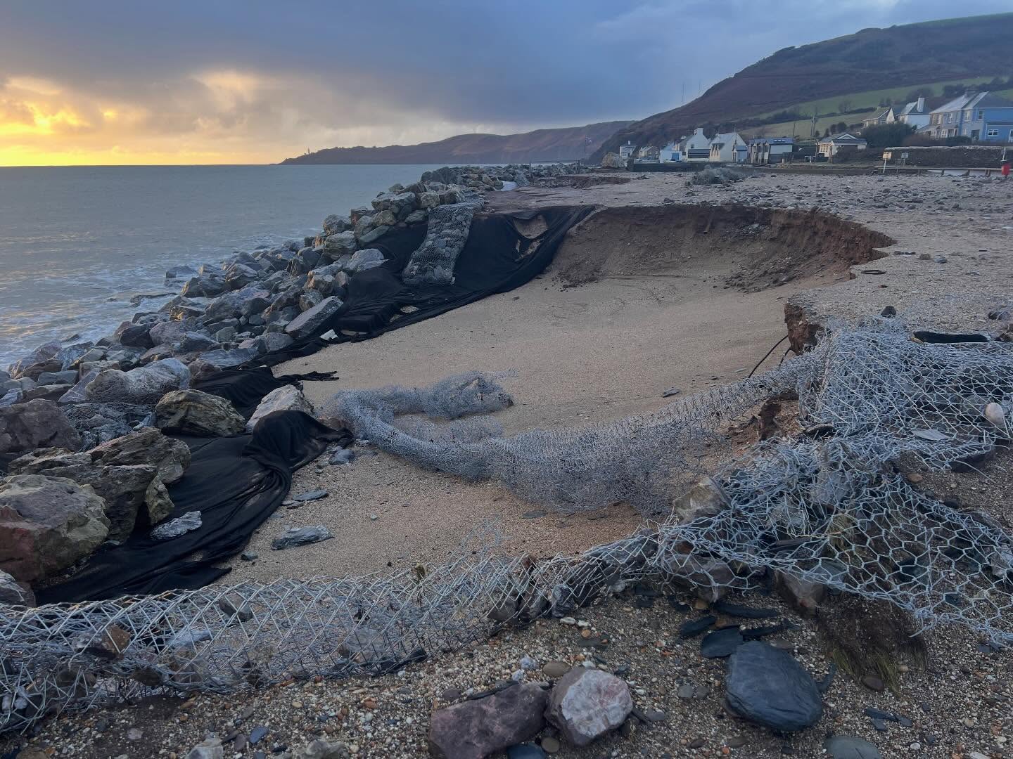 Another chunk gone from last storm!!😲