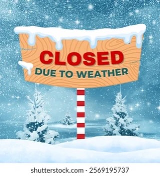 Due to the safety of our staff and the need for town to continue plowing we will be closed today. Our road, parking lot and sidewalks haven’t been plowed. We will be closed today. We thank you all for your understanding. We will continue to keep you all updated.