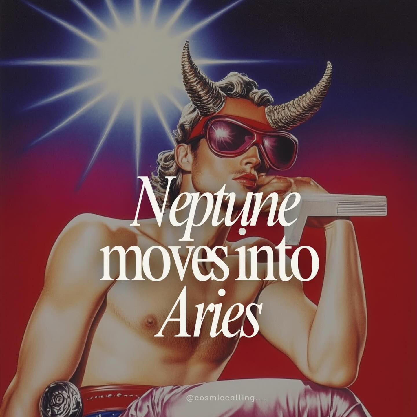 Neptune in Aries ❤️🔥 the era begins (for real).
January 26, 2026 – May 21, 2038
Last year, we got a glimpse.
From March 30 to October 22, 2025, Neptune briefly entered Aries, a preview/ feeling that something new was trying to be born. Many of us felt the call, but couldn’t yet sustain it. That was intentional. Nothing was meant to fully stick.
As of January 26, 2026, Neptune enters Aries permanently and drifting loses its appeal. Belief without action stops feeling spiritual. Dreams now ask for commitment. In February 2026, Saturn meets Neptune at 0° Aries, a once-in-a-generation alignment that quietly redraws the rules:
where vision has been all feeling and no follow-through, reality steps in.
where structure has existed without meaning, it dissolves.
This is the end of spiritual rehearsal.
The end of aesthetic belief.
The beginning of embodied vision.
Neptune in Aries doesn’t just dream, it moves.
🔥🪐
#neptuneinaries