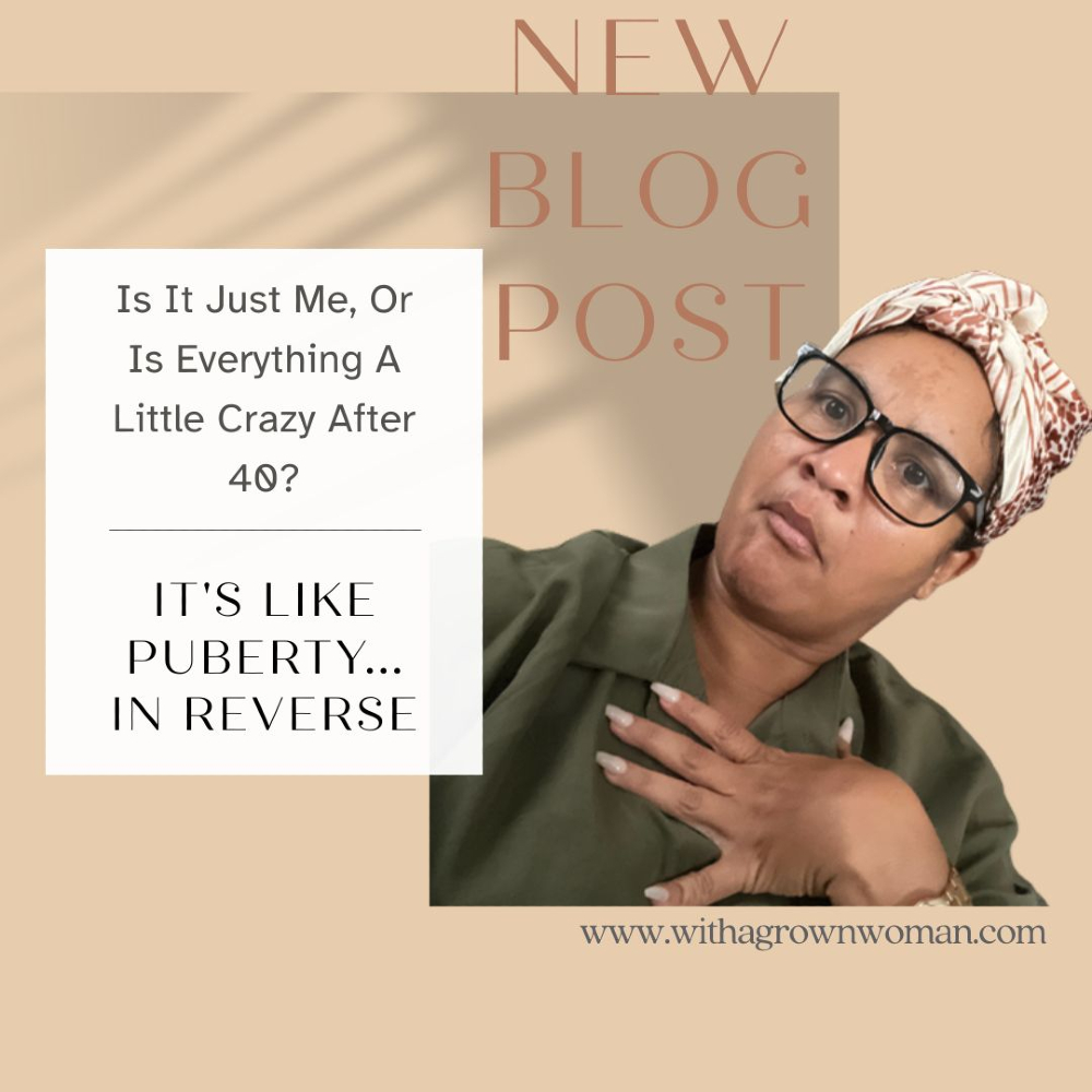 Life after 40 feels unhinged…
like puberty in reverse, but with back pain, less patience, and crying over food that doesn’t even slap anymore.
Hormones are doing side quests, identities are quietly shifting, and somehow chaos and clarity are holding hands.
One minute you’re googling night sweats at 2am, the next you’re drawing boundaries like a pro.
Apparently, this is growth.
I wrote about the emotional whiplash, the mom-life shifts, and the unexpected glow-up no one warned us about.
👉 Full post on the blog. Link in bio.
#LifeAfter40 #Over40Life #MidlifeTruths #WomenOver40 #GrownWomanEnergy #PubertyInReverse #ThisSeasonOfLife #RealLifeReflections #FiguringItOut #WithAGrownwoman #CommercialBreak #Blog
