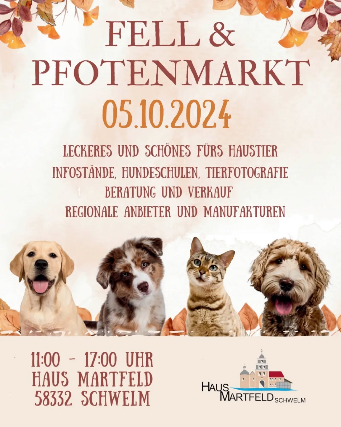 Heute geht's nach Schwelm 🥰
Wir freuen uns auf euch 😊
#fellundpfotenmarkt #fellundpfoten #fellundpfotenmarktschwelm #Schwelm #allesfürstier #hundeprodukte #Hundezubehör #hundeleine #paracord #Tau #biothane #wunschleinen