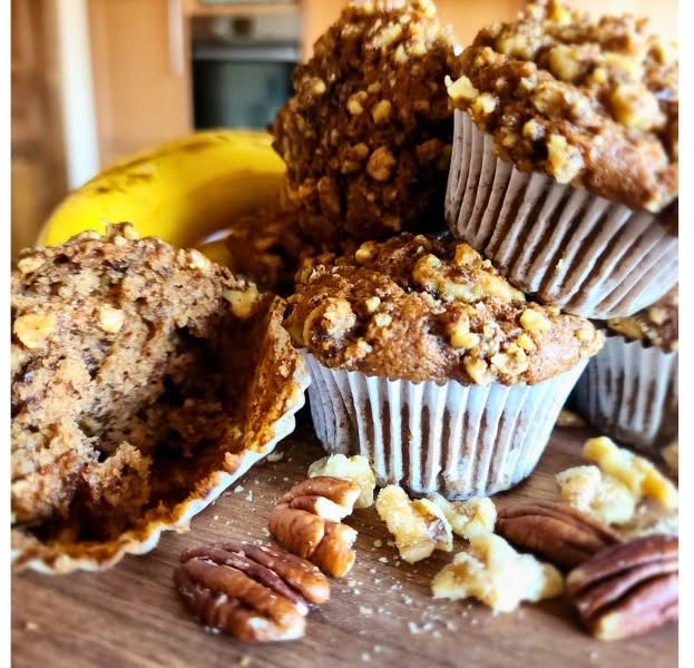 Banana Walnut Muffins
Launching more flavors soon 😋