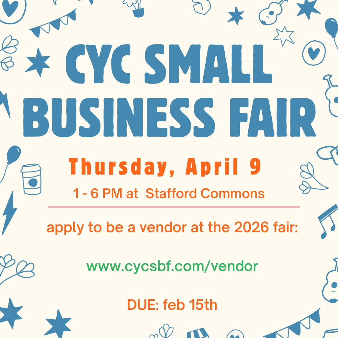 What is SBF?
The Small Business Fair (SBF), hosted by Consult Your Community (CYC), is coming to NC State’s campus this April! This event gives Raleigh-area small businesses the opportunity to sell their products directly to a vibrant local community. Students, local families, and members of the greater Raleigh area come together with one goal: supporting local small businesses.
Why vend at SBF?
With over 70 vendors last year, we’re excited to welcome both returning and new businesses! SBF is the perfect chance to:
• Connect and collaborate with fellow small business owners
• Sell your products to a diverse and supportive audience
• Get your brand in front of new customers
Interested in vending? Fill out the form below to sign up for this year’s fair and get connected with your community!
www.cycsbf.com/vendor