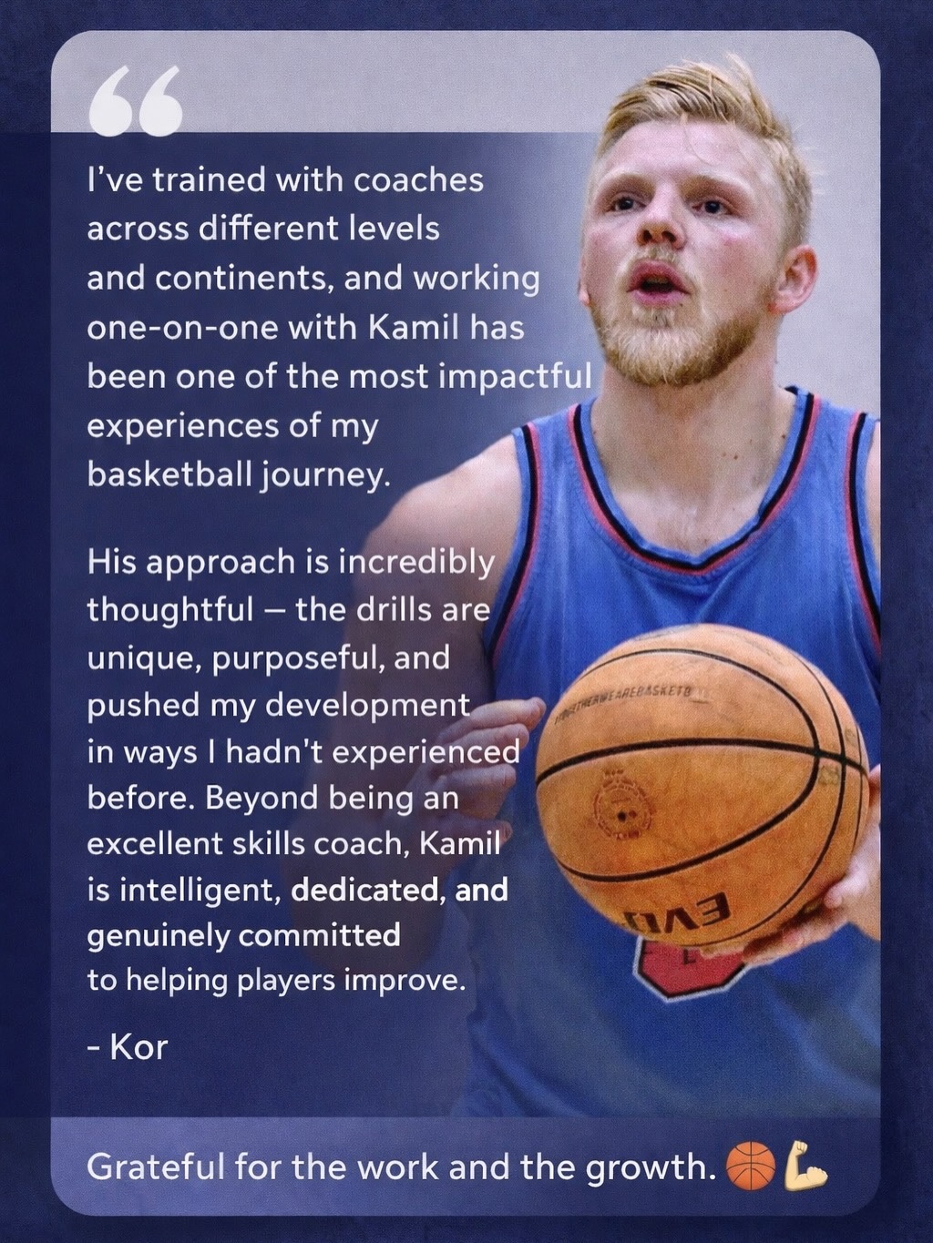 Would you believe this was Kor’s first training session in a year since his injury? After jaw surgery, we had to start with no contact. It was great to see him enjoying basketball again after such a long break.
•
#basketballneverstops #ballislife #ballislove #basketballtraining #basketballplayer
