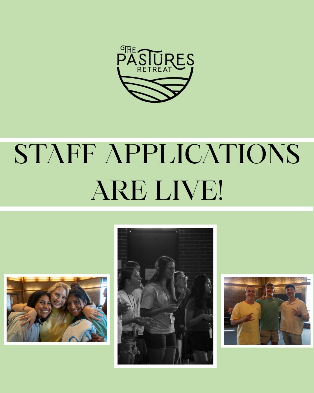 STAFF APPLICATIONS ARE LIVE!! Come join our amazing team and consider being apart of this retreat! We are looking for counselors, crew, and praise team! While we are snowed in I encourage you to take a look and consider applying!! Stay warm and stay safe!! Link is in our bio!!!